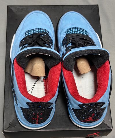 Travis Scott × Nike Air Jordan 4 Retro Cactus Jack "University Blue"