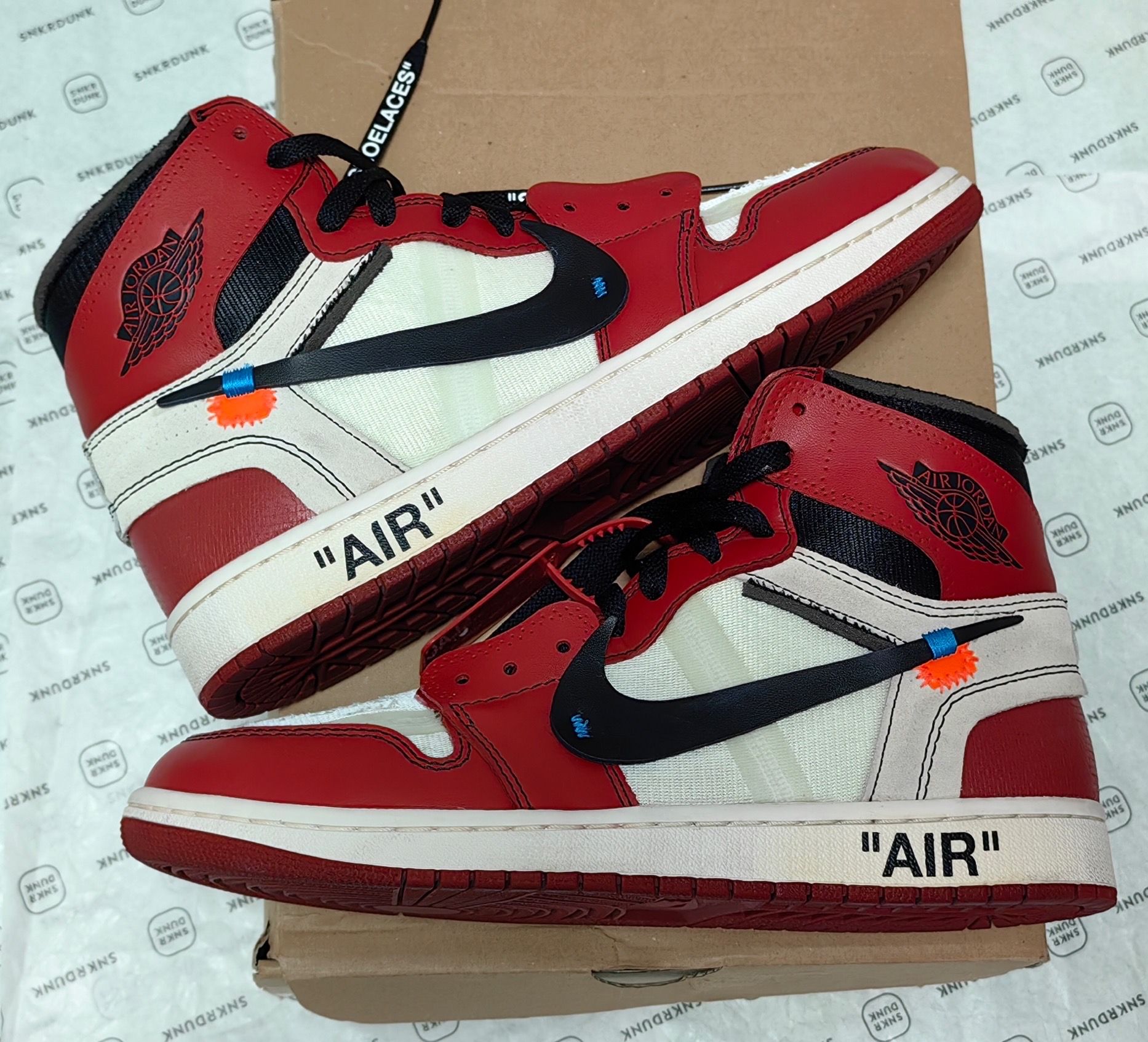 Off-White × Nike Air Jordan 1 Retro High The Ten "Chicago"