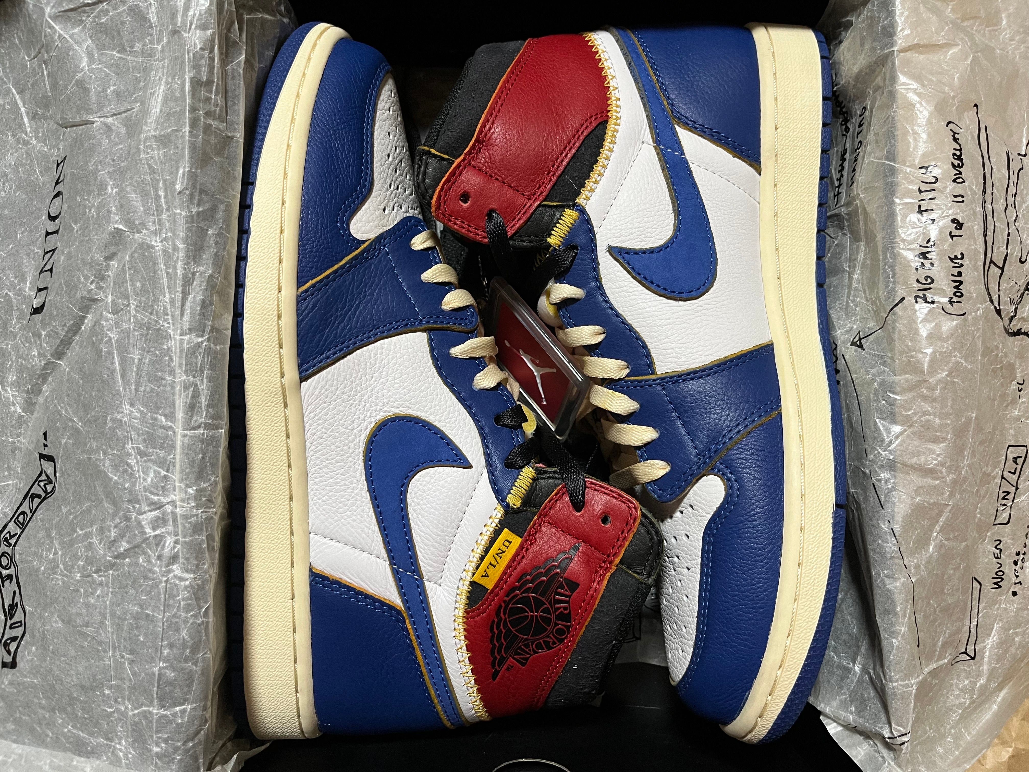 Union × Nike Air Jordan 1 Retro High OG NRG "Storm Blue/Varsity Red"
