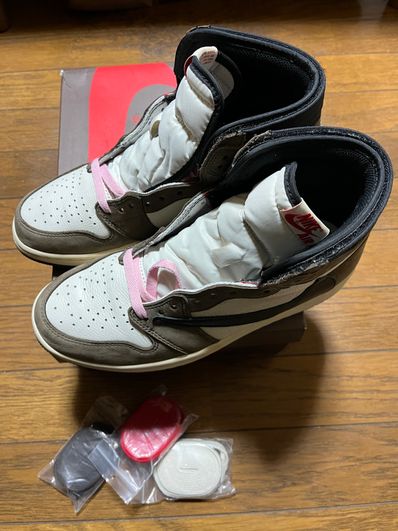 Travis Scott × Nike Air Jordan 1 Retro High OG TS SP "Sail/Dark Mocha"