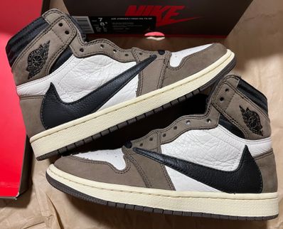 Travis Scott × Nike Air Jordan 1 Retro High OG TS SP "Sail/Dark Mocha"