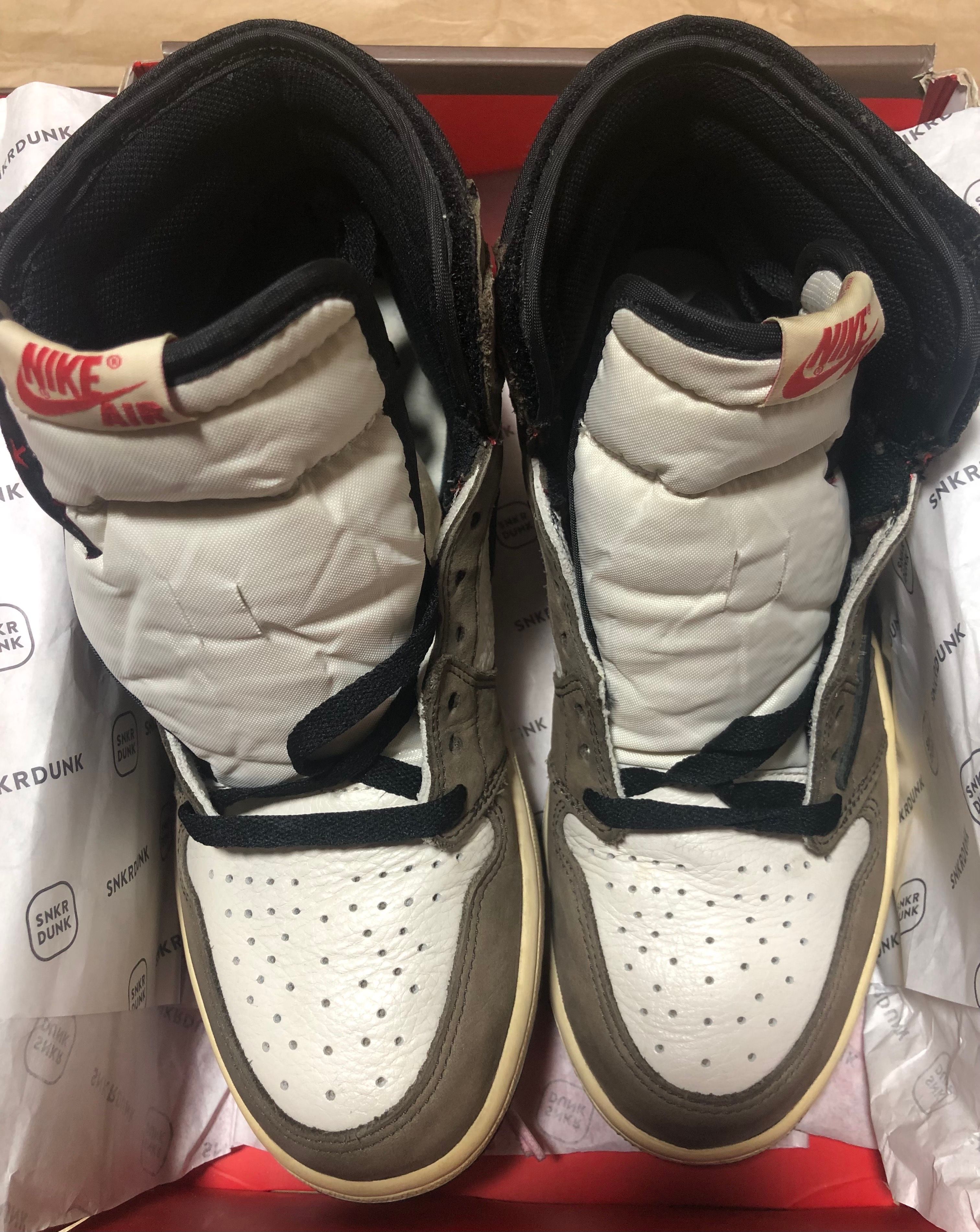 Travis Scott × Nike Air Jordan 1 Retro High OG TS SP "Sail/Dark Mocha"