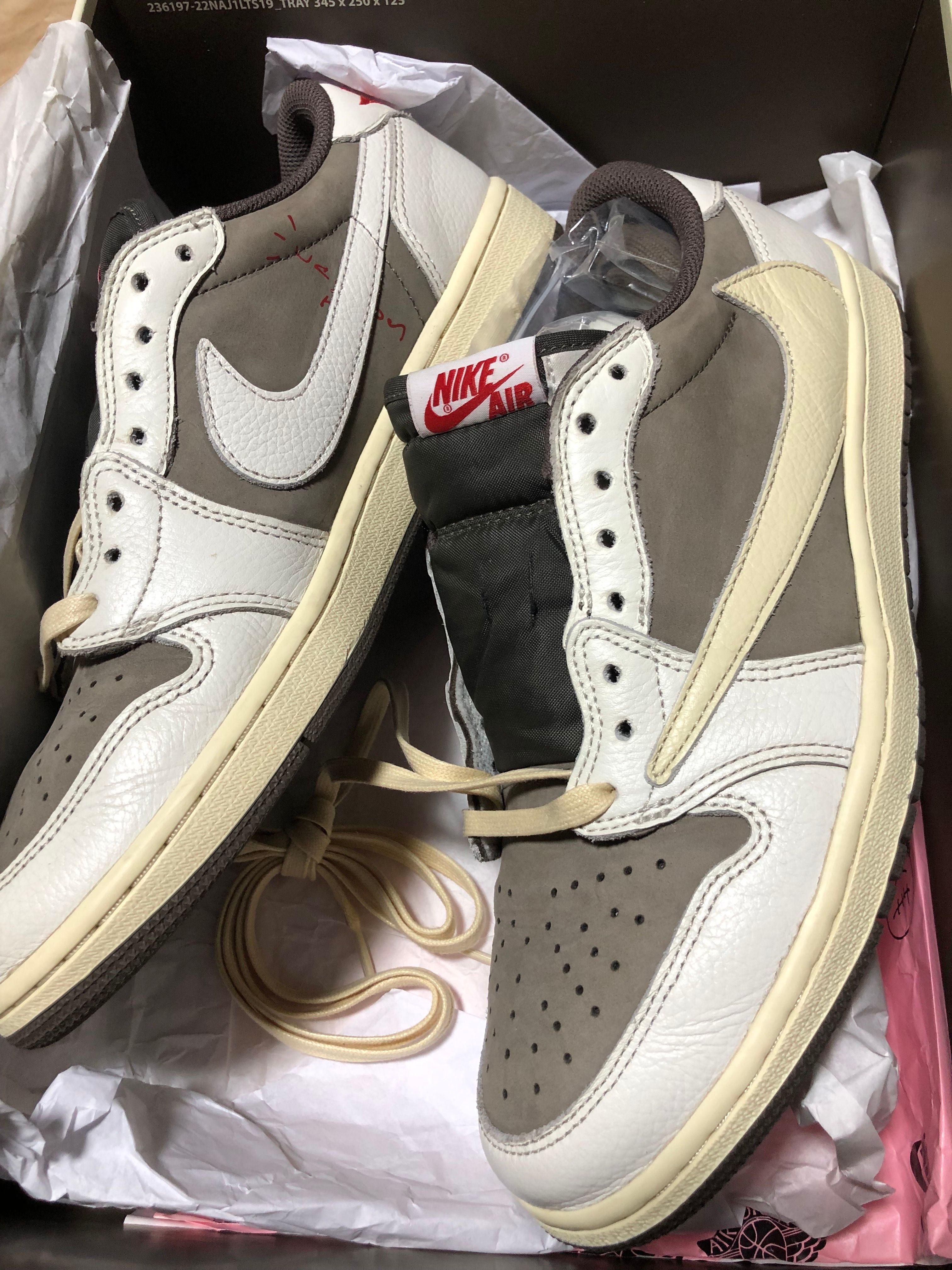 Travis Scott × Nike Air Jordan 1 Low OG SP "Reverse Mocha/Sail and Ridgerock"