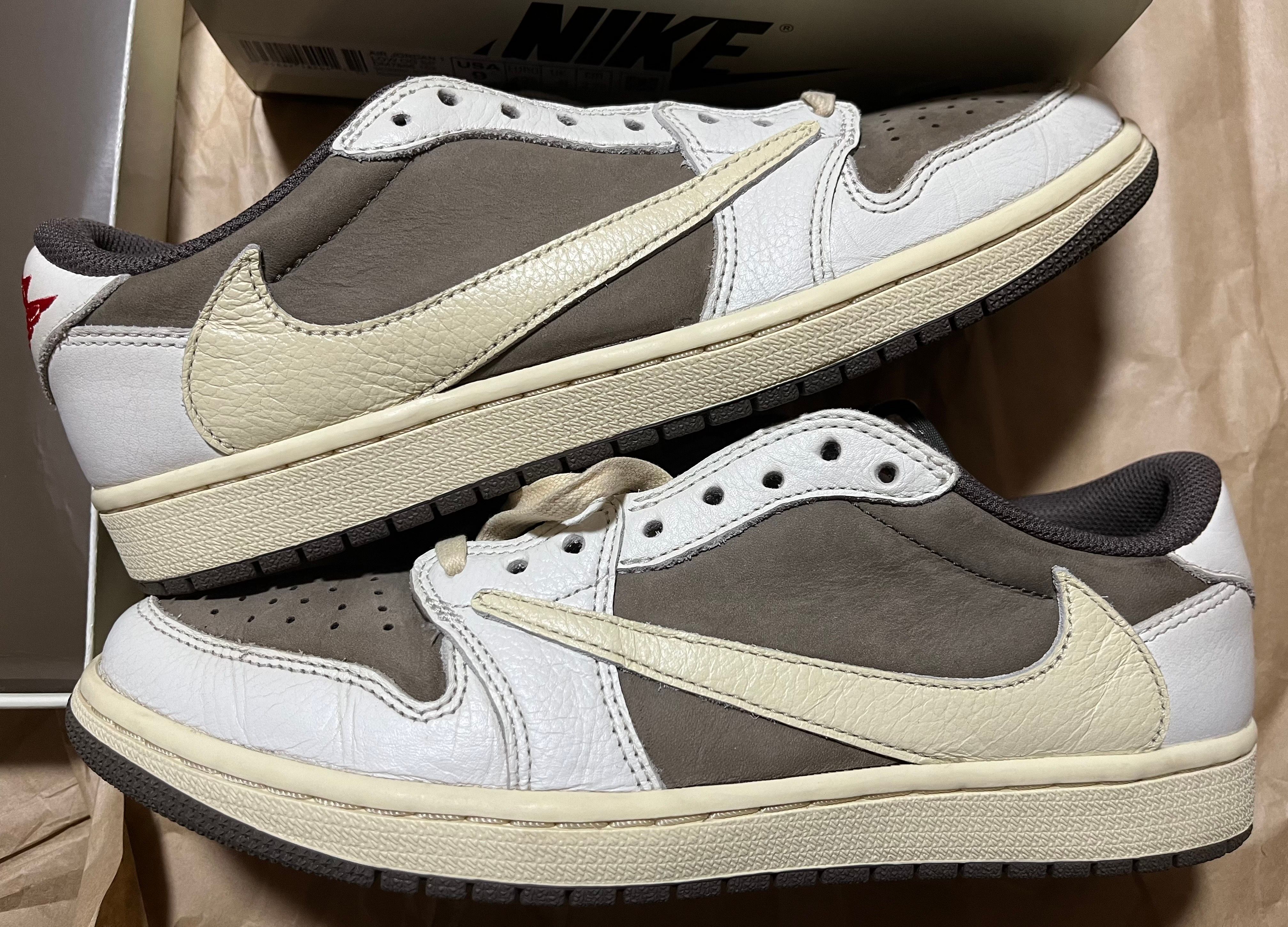Travis Scott × Nike Air Jordan 1 Low OG SP "Reverse Mocha/Sail and Ridgerock"