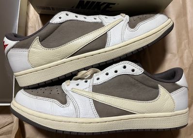 Travis Scott × Nike Air Jordan 1 Low OG SP "Reverse Mocha/Sail and Ridgerock"