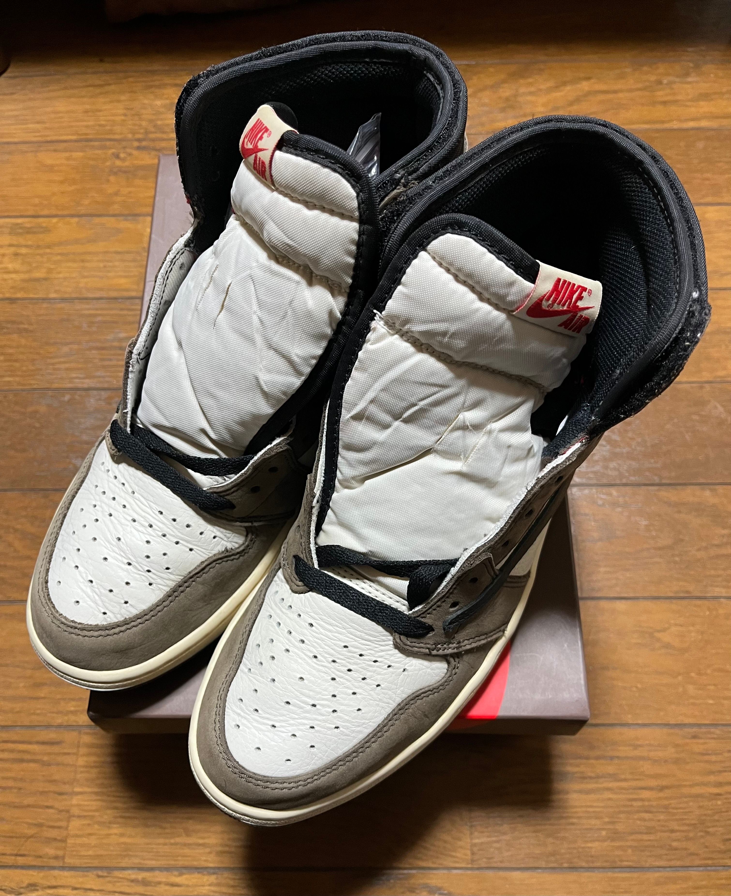 Travis Scott × Nike Air Jordan 1 Retro High OG TS SP "Sail/Dark Mocha"