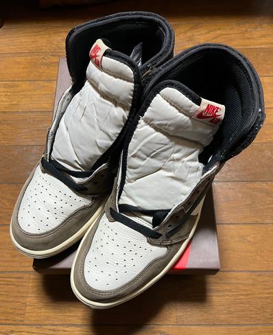 Travis Scott × Nike Air Jordan 1 Retro High OG TS SP "Sail/Dark Mocha"