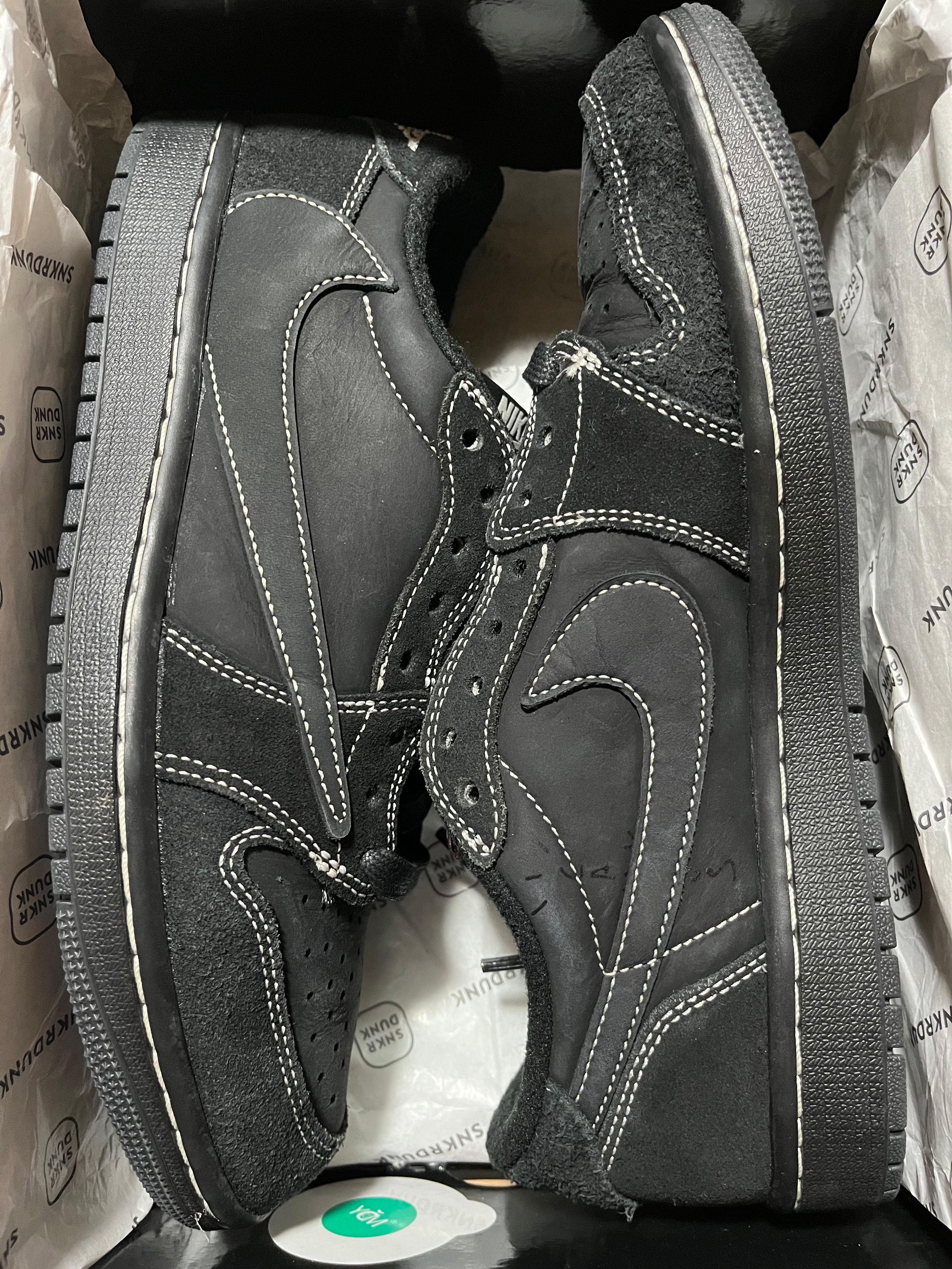 Travis Scott × Nike Air Jordan 1 Low OG SP "Black Phantom"