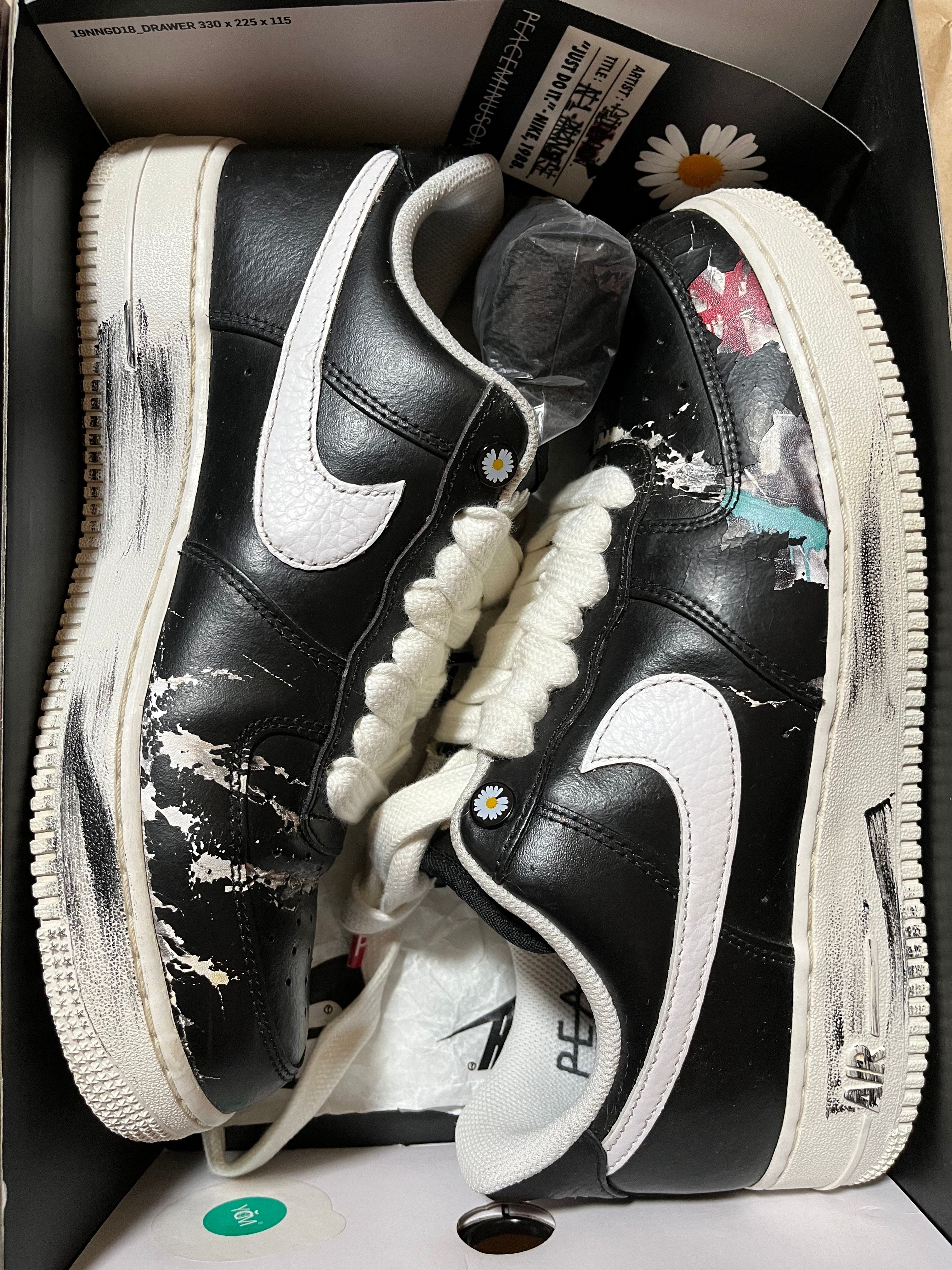 PEACEMINUSONE × Nike Air Force 1 Low Para Noise "Black" / G-DRAGON