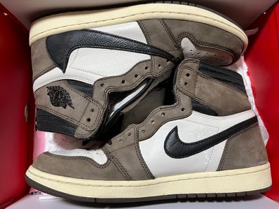 Travis Scott × Nike Air Jordan 1 Retro High OG TS SP "Sail/Dark Mocha"