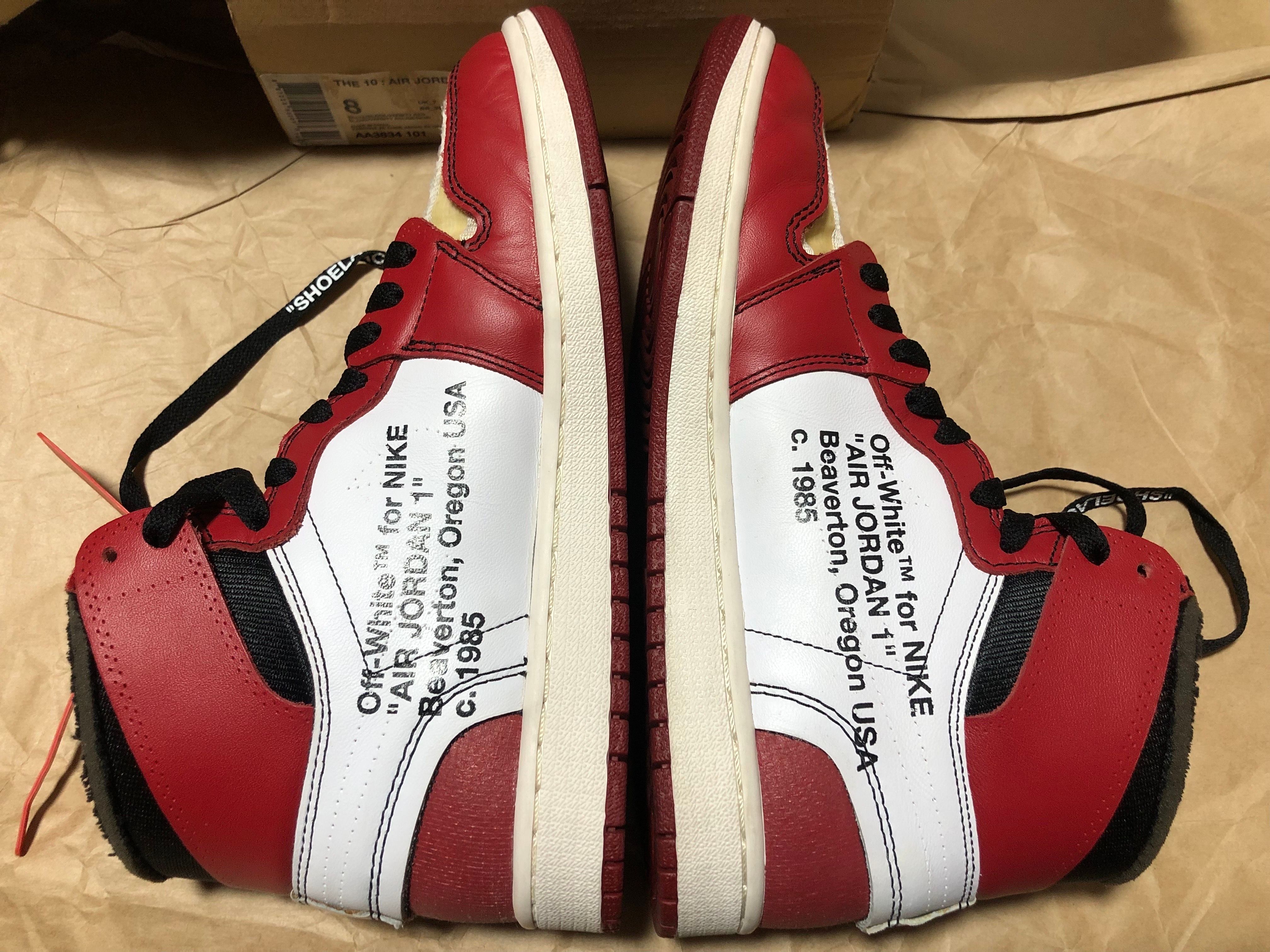 Off-White × Nike Air Jordan 1 Retro High The Ten "Chicago"