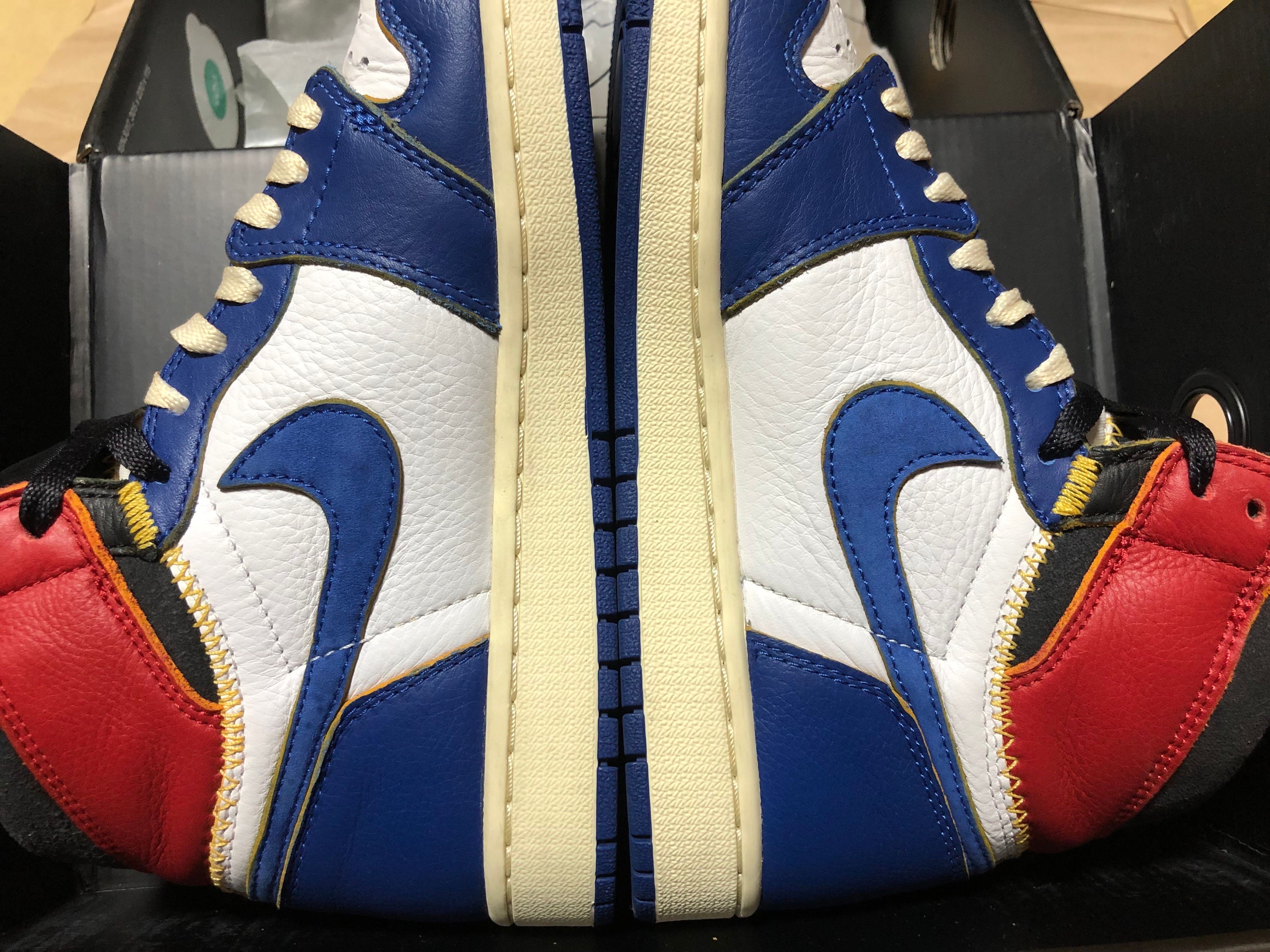 Union × Nike Air Jordan 1 Retro High OG NRG "Storm Blue/Varsity Red"