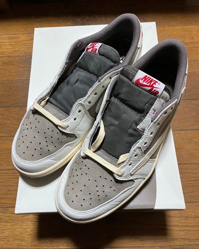 Travis Scott × Nike Air Jordan 1 Low OG SP "Reverse Mocha/Sail and Ridgerock"