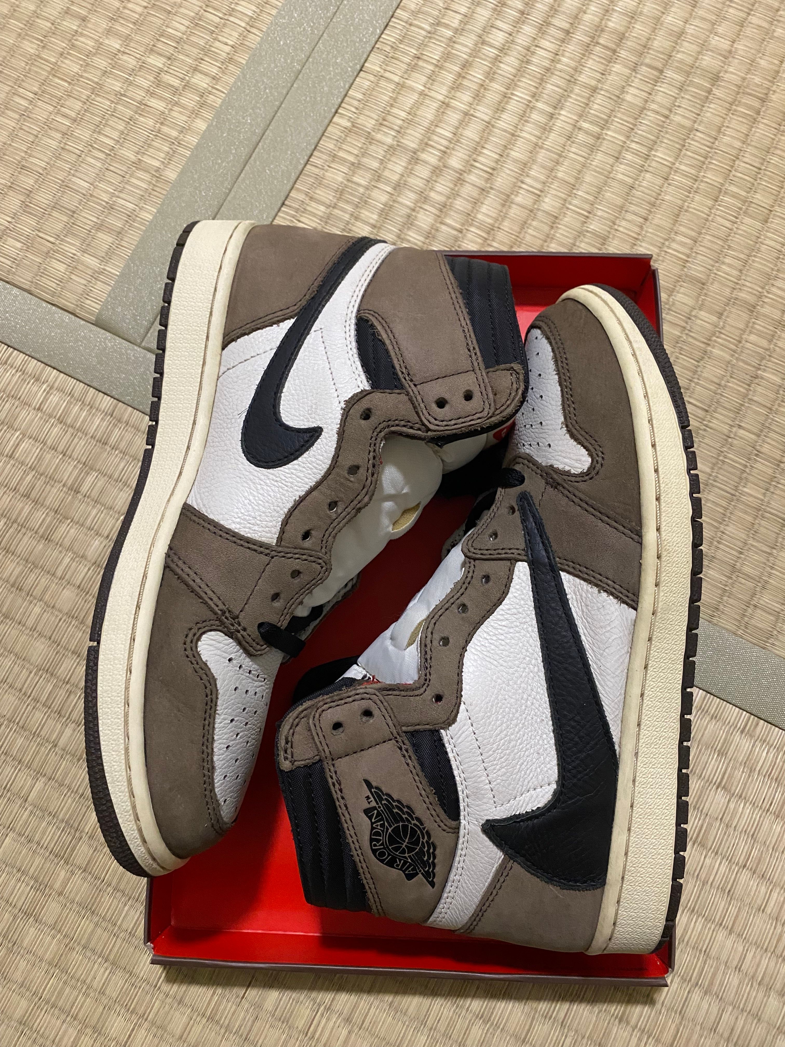 Travis Scott × Nike Air Jordan 1 Retro High OG TS SP "Sail/Dark Mocha"