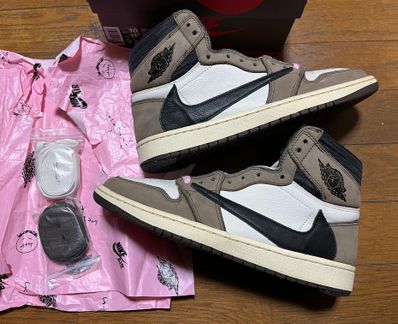 Travis Scott × Nike Air Jordan 1 Retro High OG TS SP "Sail/Dark Mocha"