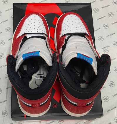 Spiderman × Nike Air Jordan 1 Origin Story "Gym Red/White/Photo Blue/Black"
