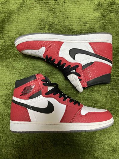 Spiderman × Nike Air Jordan 1 Origin Story "Gym Red/White/Photo Blue/Black"
