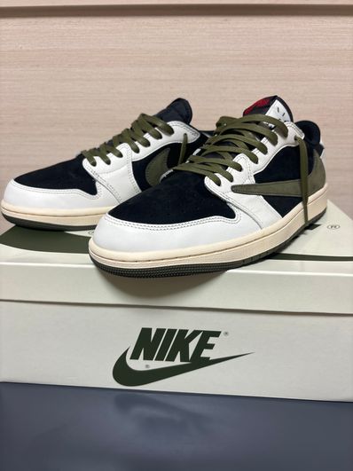 Travis Scott × Nike Women's Air Jordan 1 Low OG "Medium Olive"