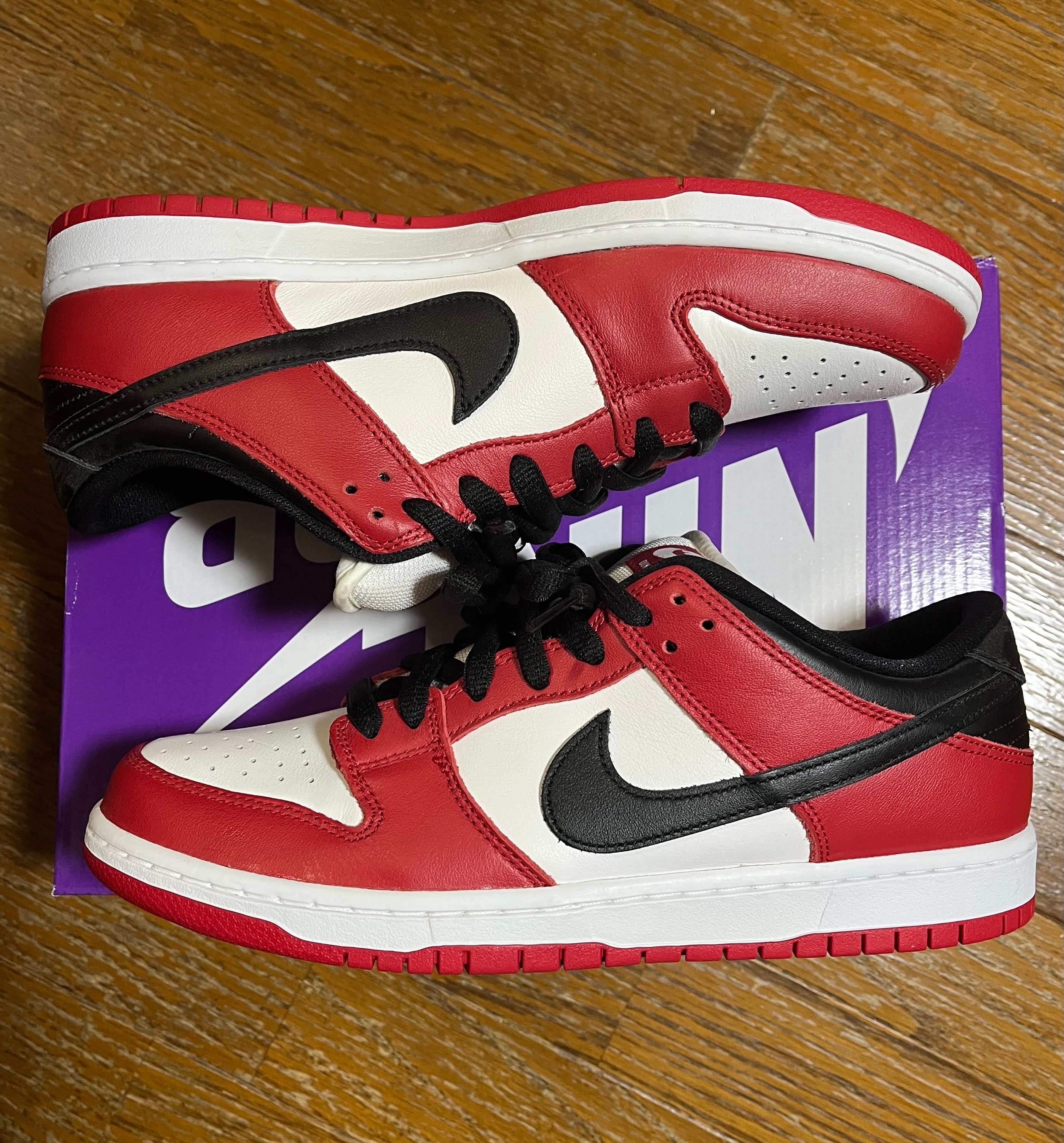 Nike SB Dunk Low Pro "J-Pack Chicago/Varsity Red and White"