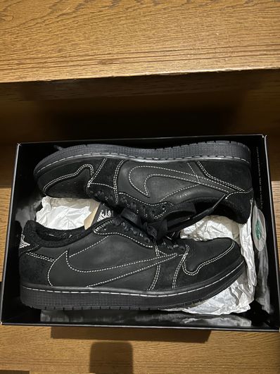 Travis Scott × Nike Air Jordan 1 Low OG SP "Black Phantom"