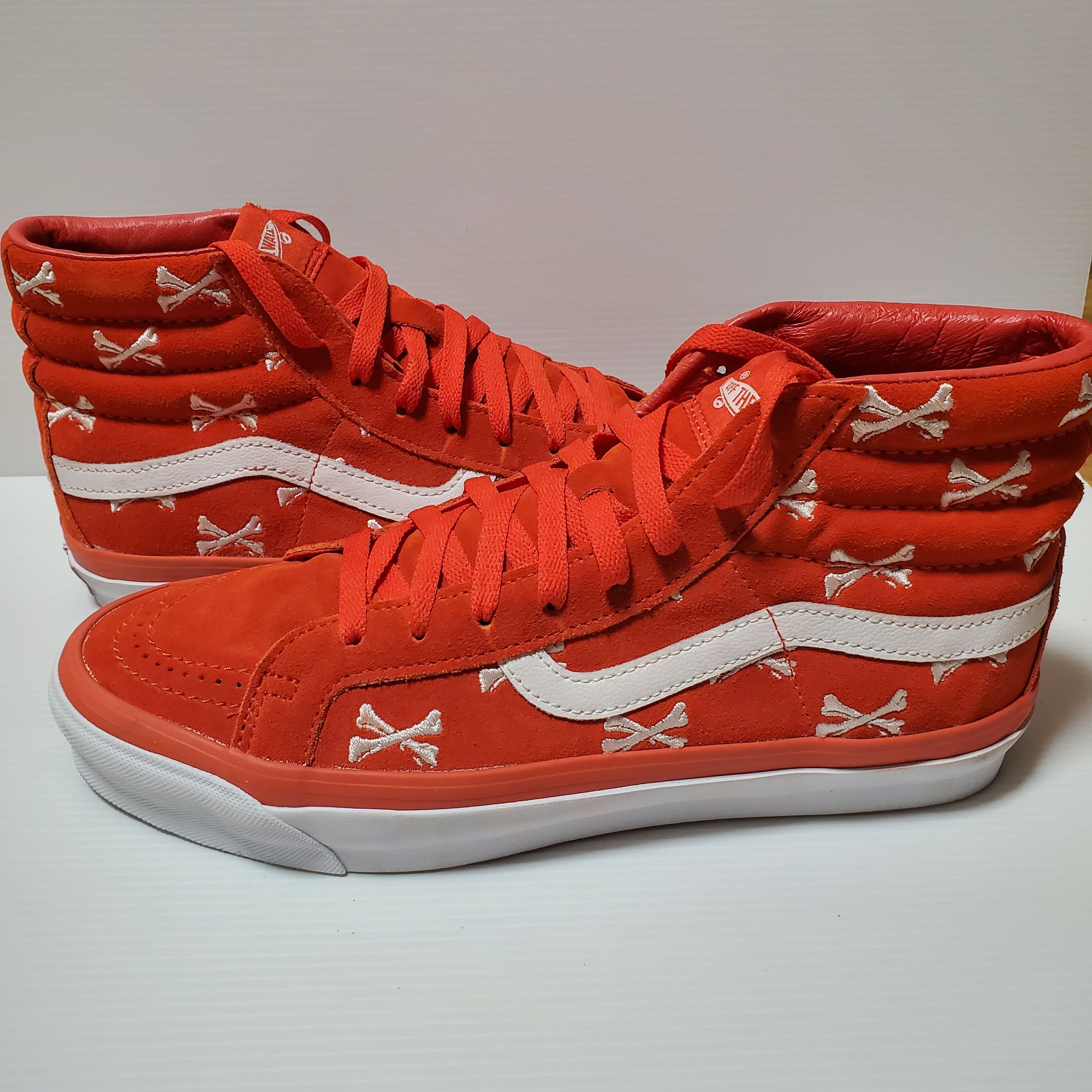 WTAPS × VANS VAULT SK8-HI LX "ORANGE/WHITE"