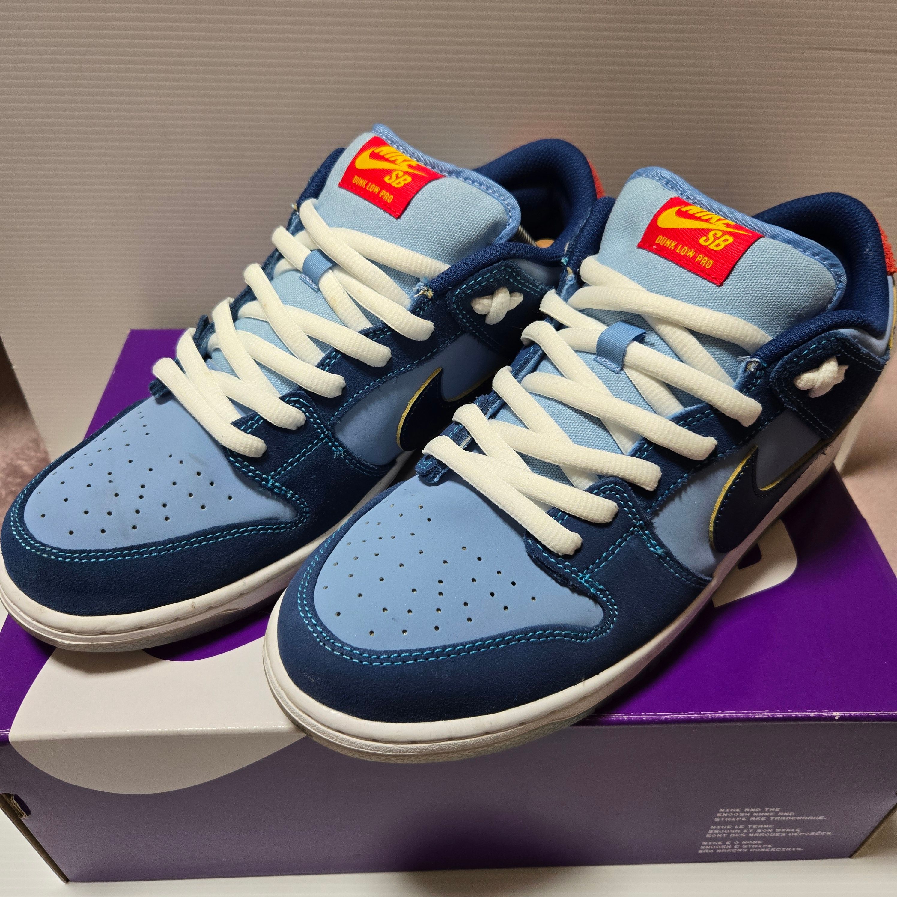 Why So Sad? × Nike SB Dunk Low "Coastal Blue/Speed Yellow-University Red"