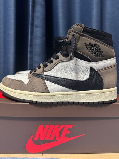 Travis Scott × Nike Air Jordan 1 Retro High OG TS SP "Sail/Dark Mocha"