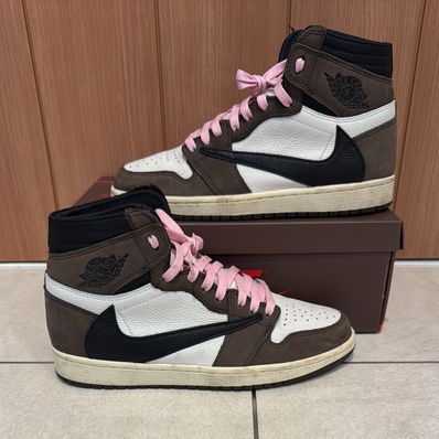 Travis Scott × Nike Air Jordan 1 Retro High OG TS SP "Sail/Dark Mocha"