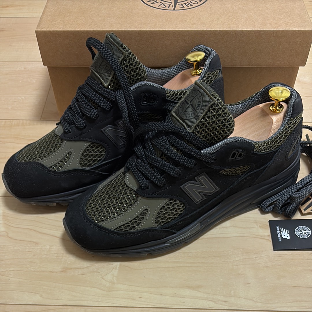 Stone Island × New Balance 991V2 "Black"
