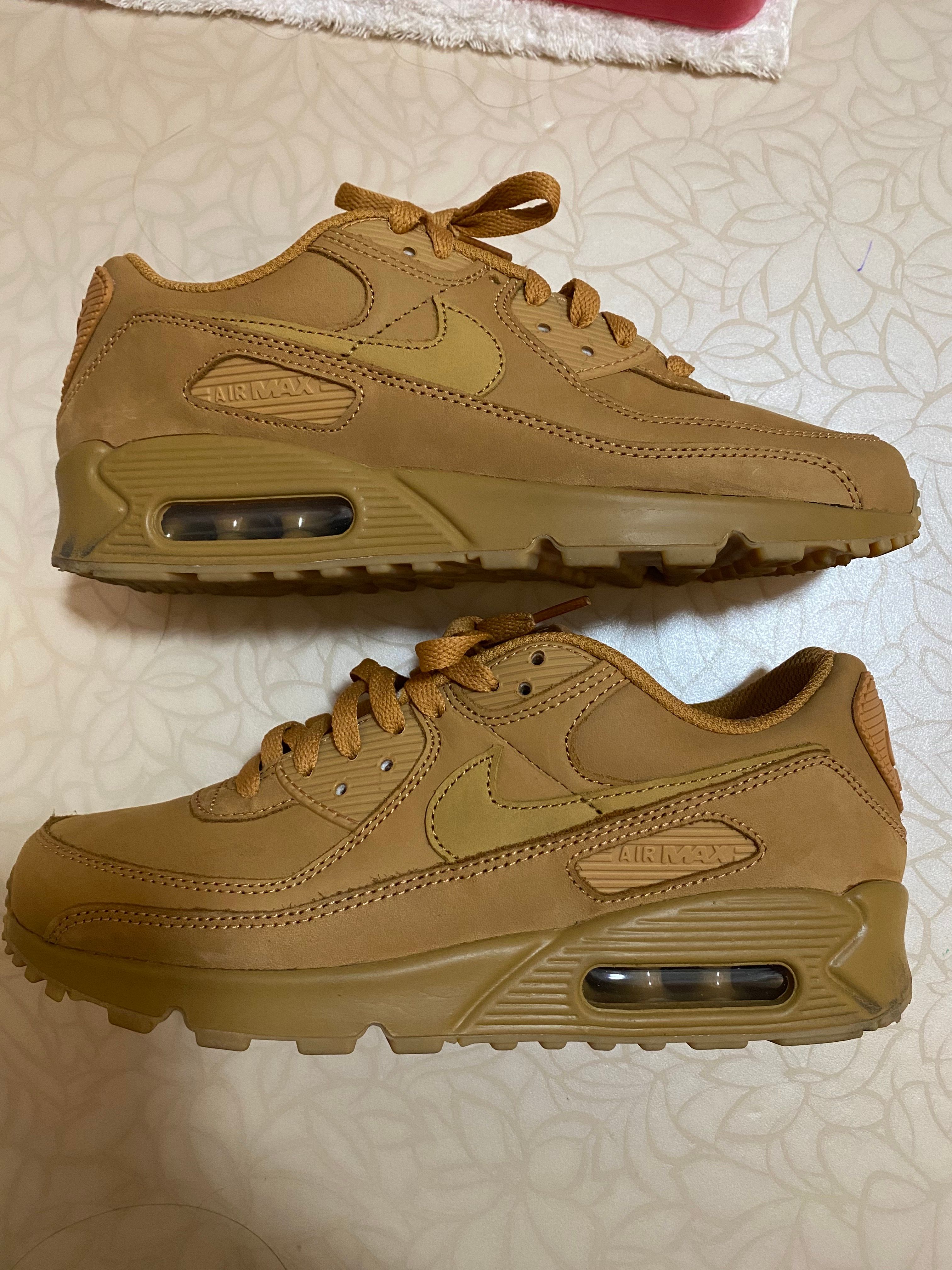 Nike Air Max 90 PRM "Flax/Gum Light Brown/Wheat"