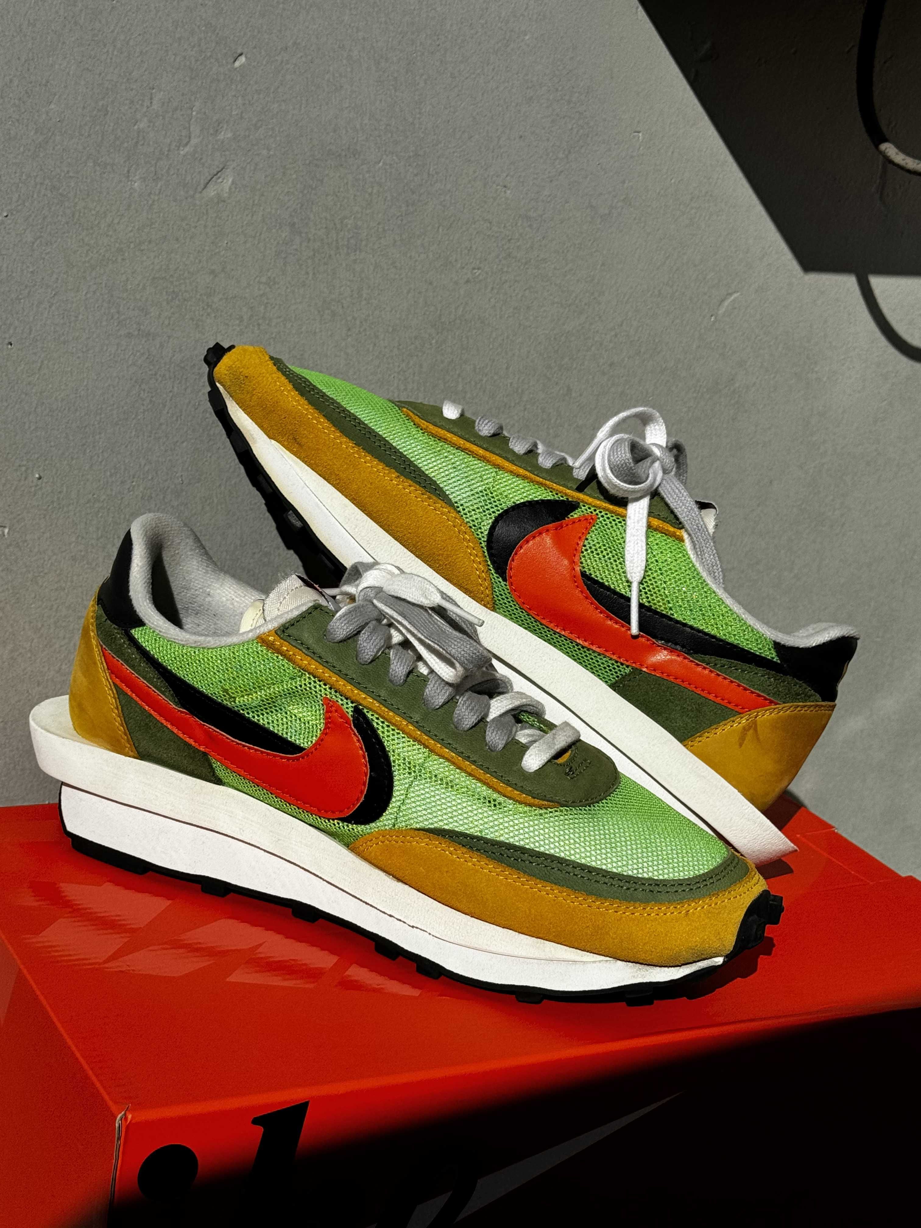 sacai × Nike LDV Waffle "Green"