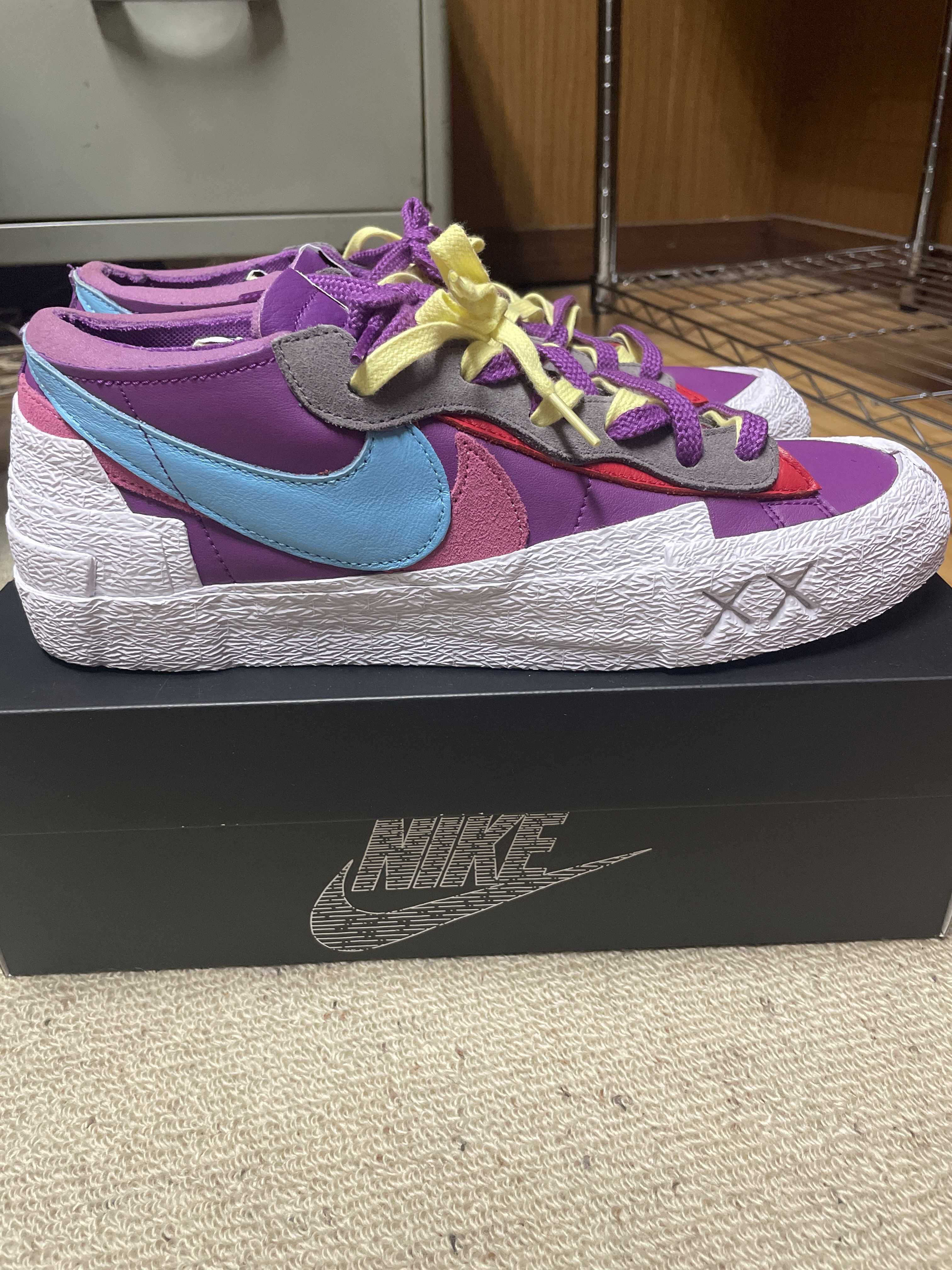 KAWS × sacai × Nike Blazer Low "Purple Dusk"