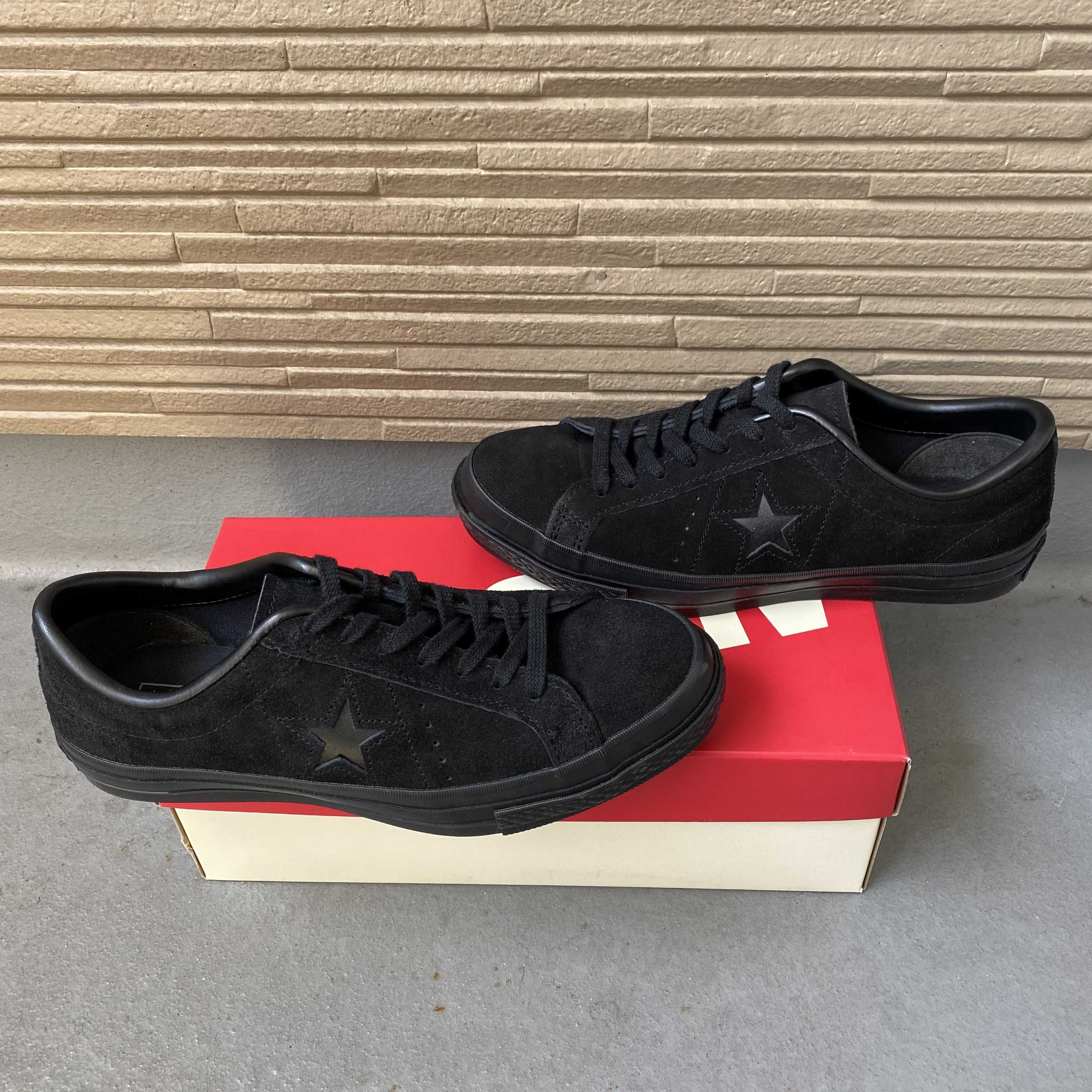 Converse One Star J Suede "Black/Monochrome"
