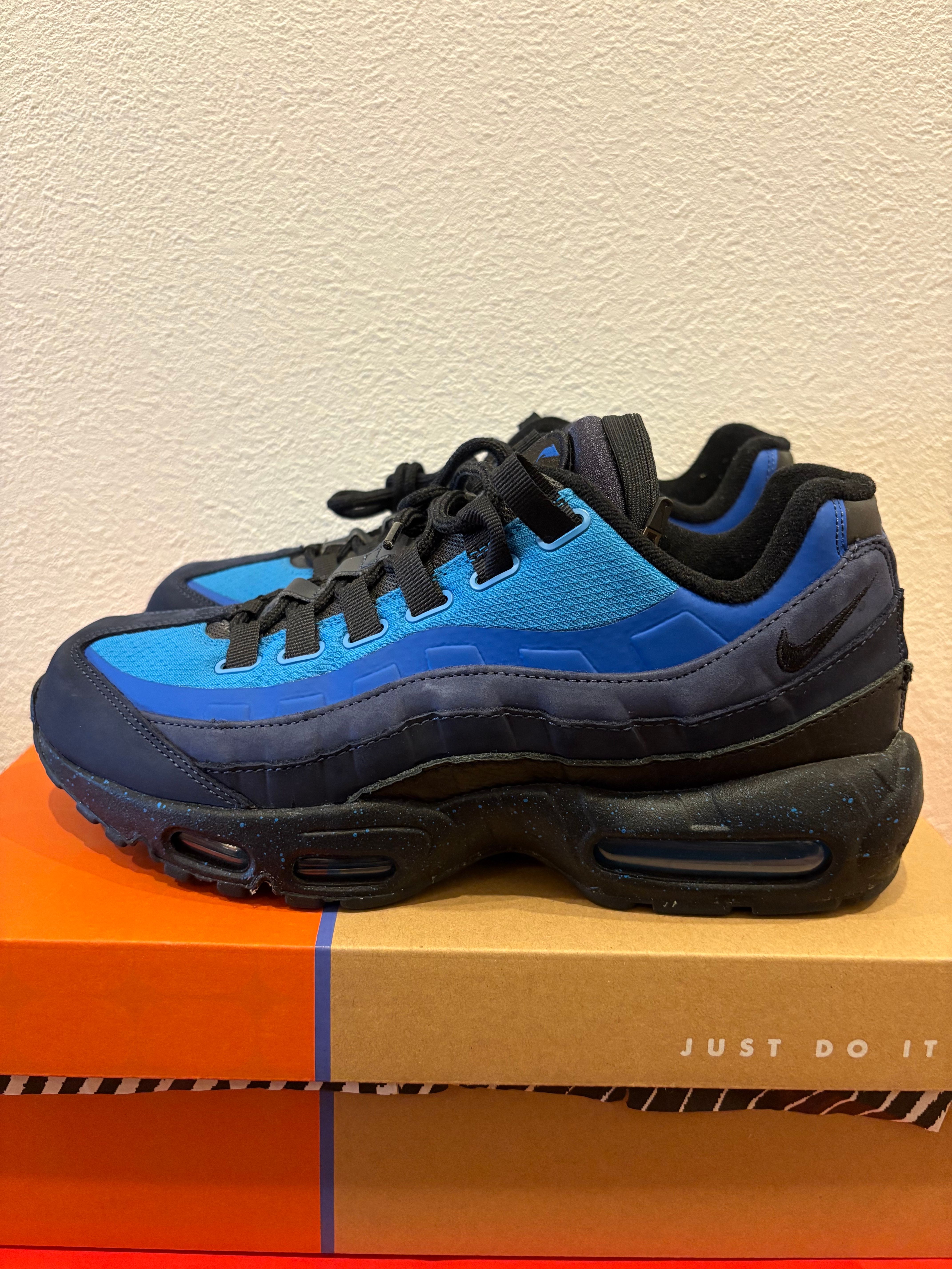 Stash × Nike Air Max 95 "Black and Harbor Blue" (2024)
