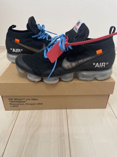 Off-White × Nike Air Vapormax "Black/Total Orange/Clear"