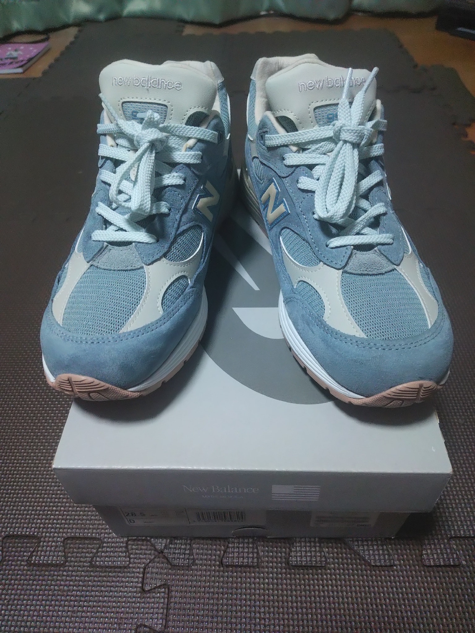 KITH × New Balance 992 "Aegean Blue/Shadow Gray"