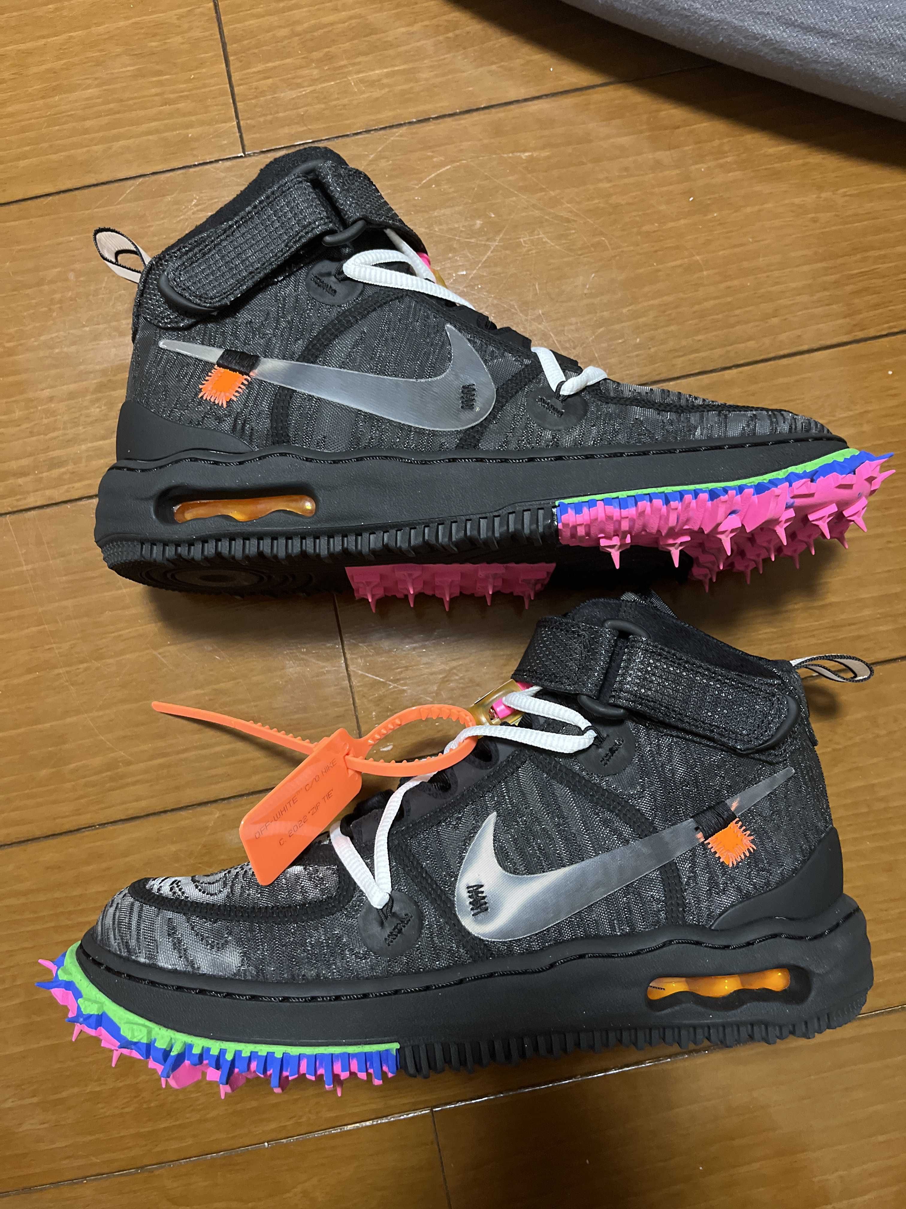 Off-White × Nike Air Force 1 Mid "Black"