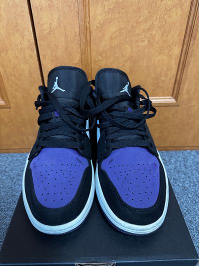 Nike Air Jordan 1 Retro Low "White/Black/Court Purple"