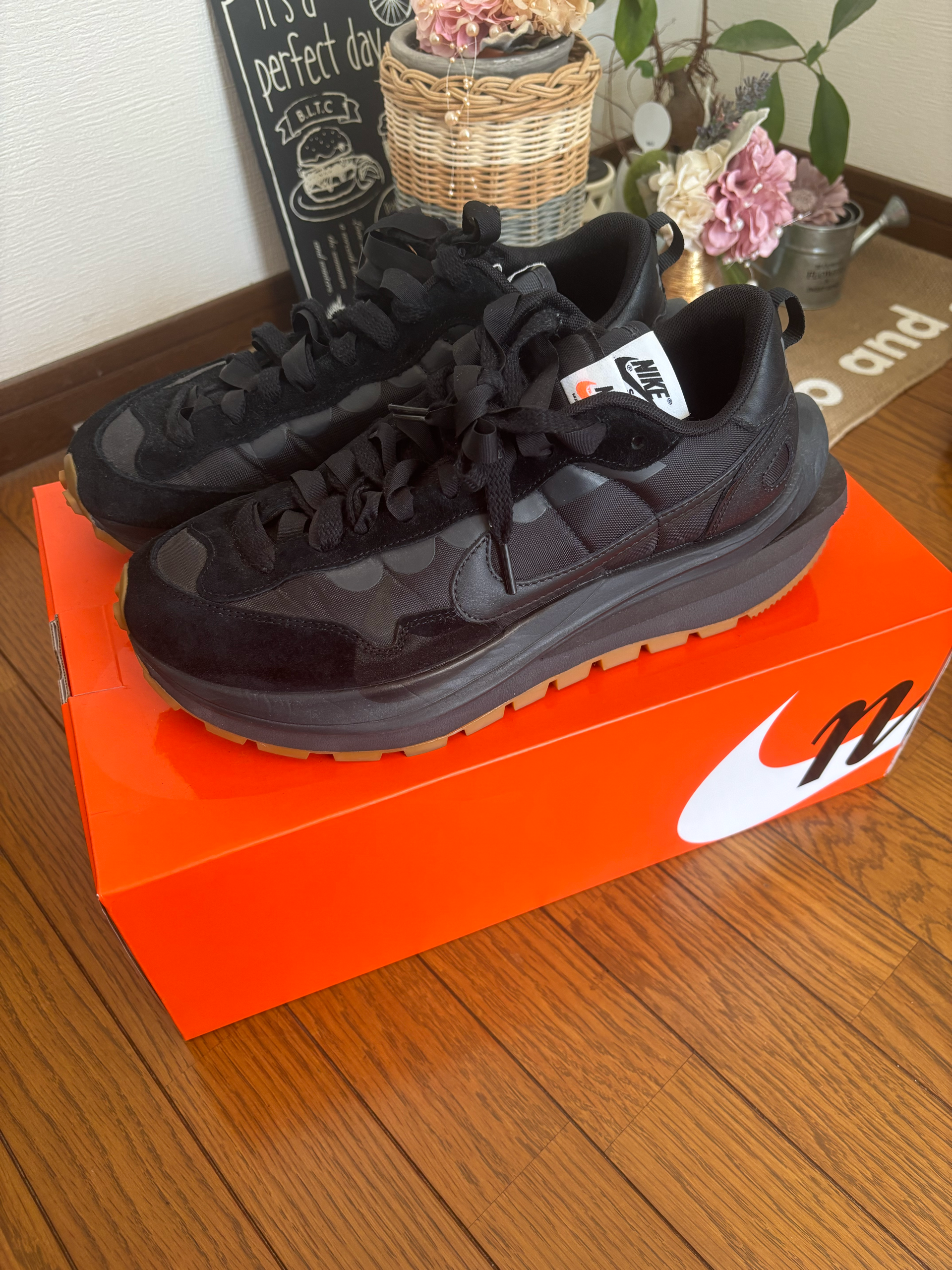 sacai × Nike Vapor Waffle "Black Gum"