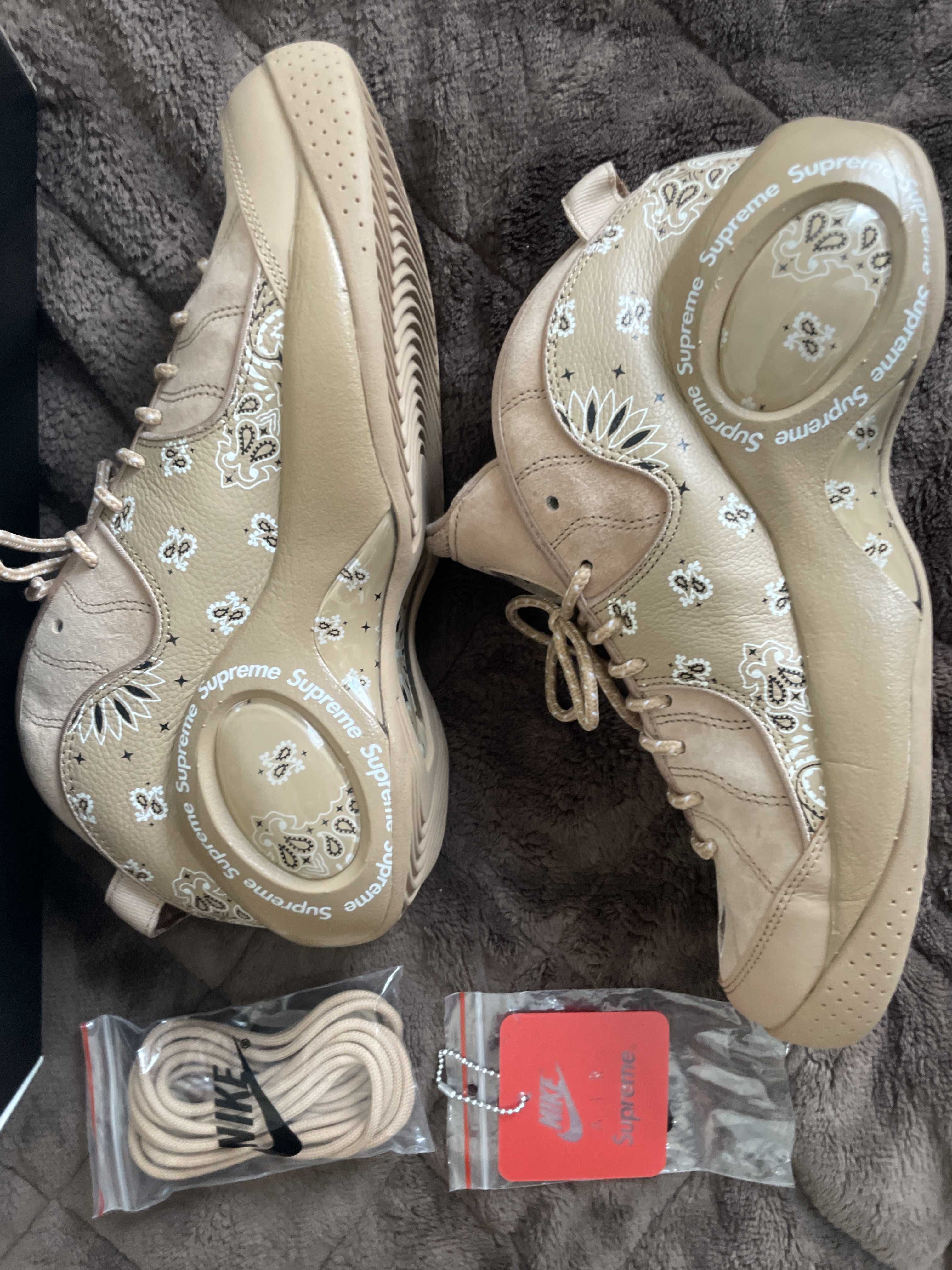 Supreme × Nike Air Zoom Flight 95 SP "Hemp/White"