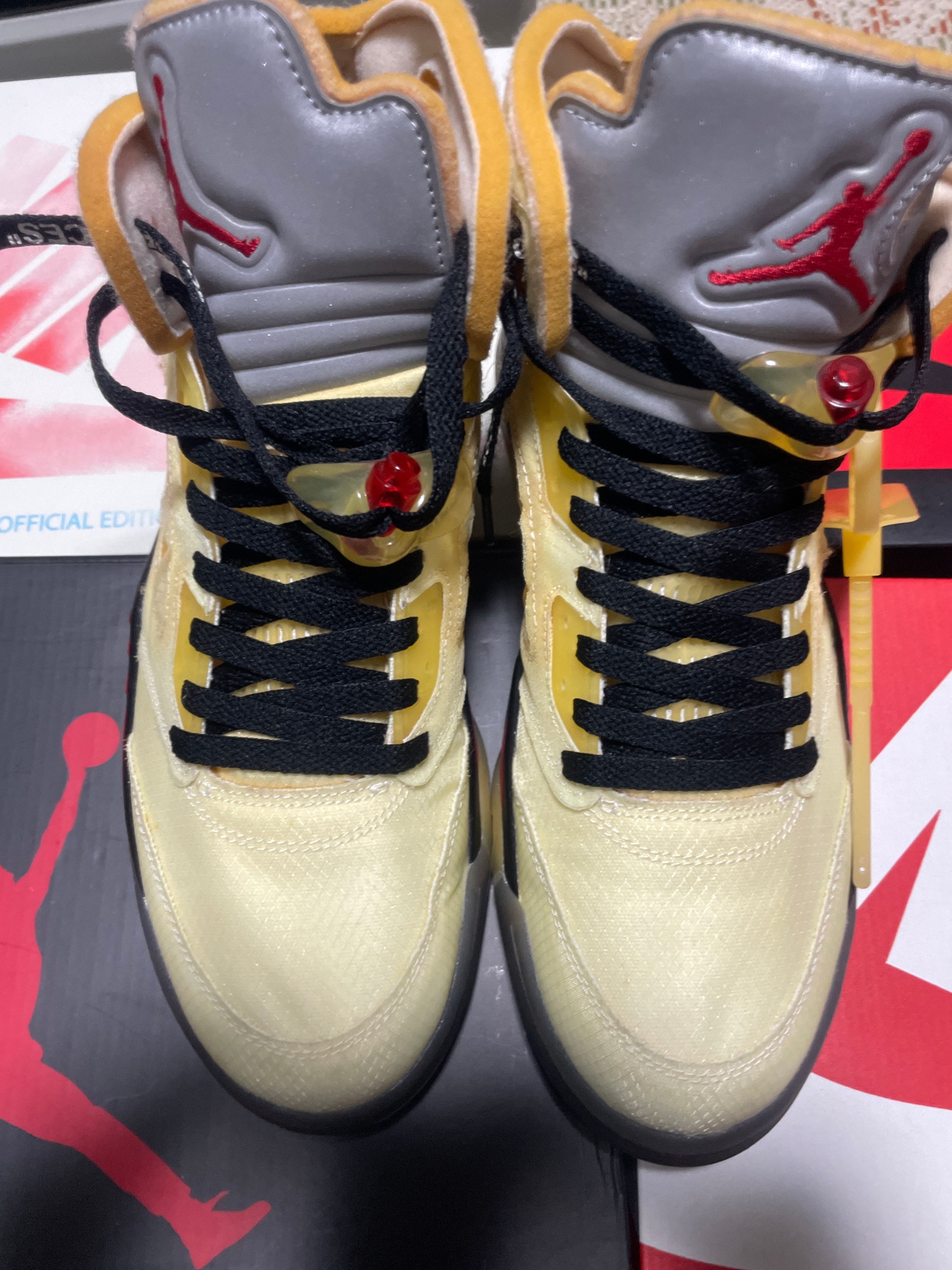 Off-White × Nike Air Jordan 5 "Sail"