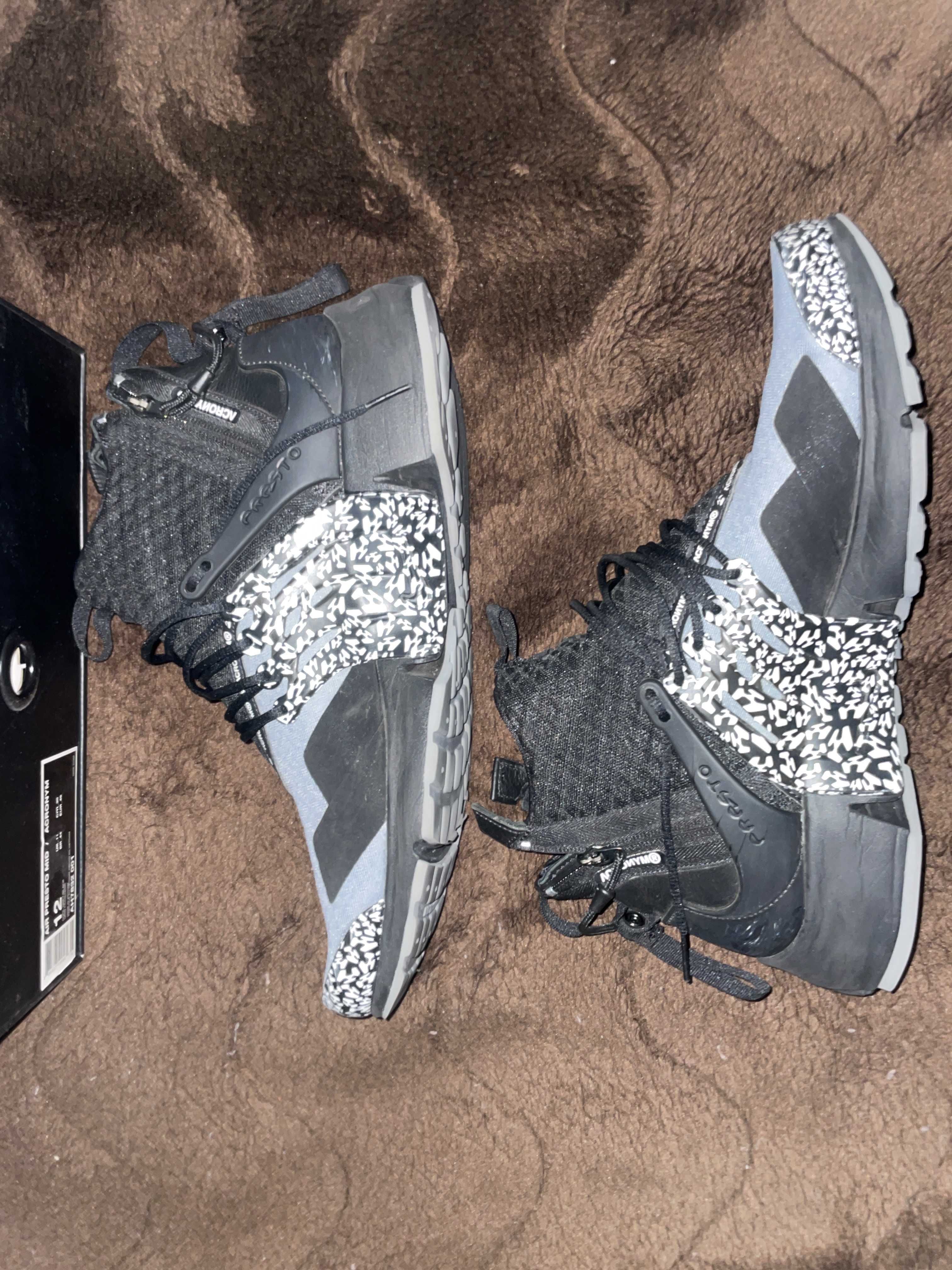 ACRONYM × Nike Air Presto Mid "Cool Grey/Black"