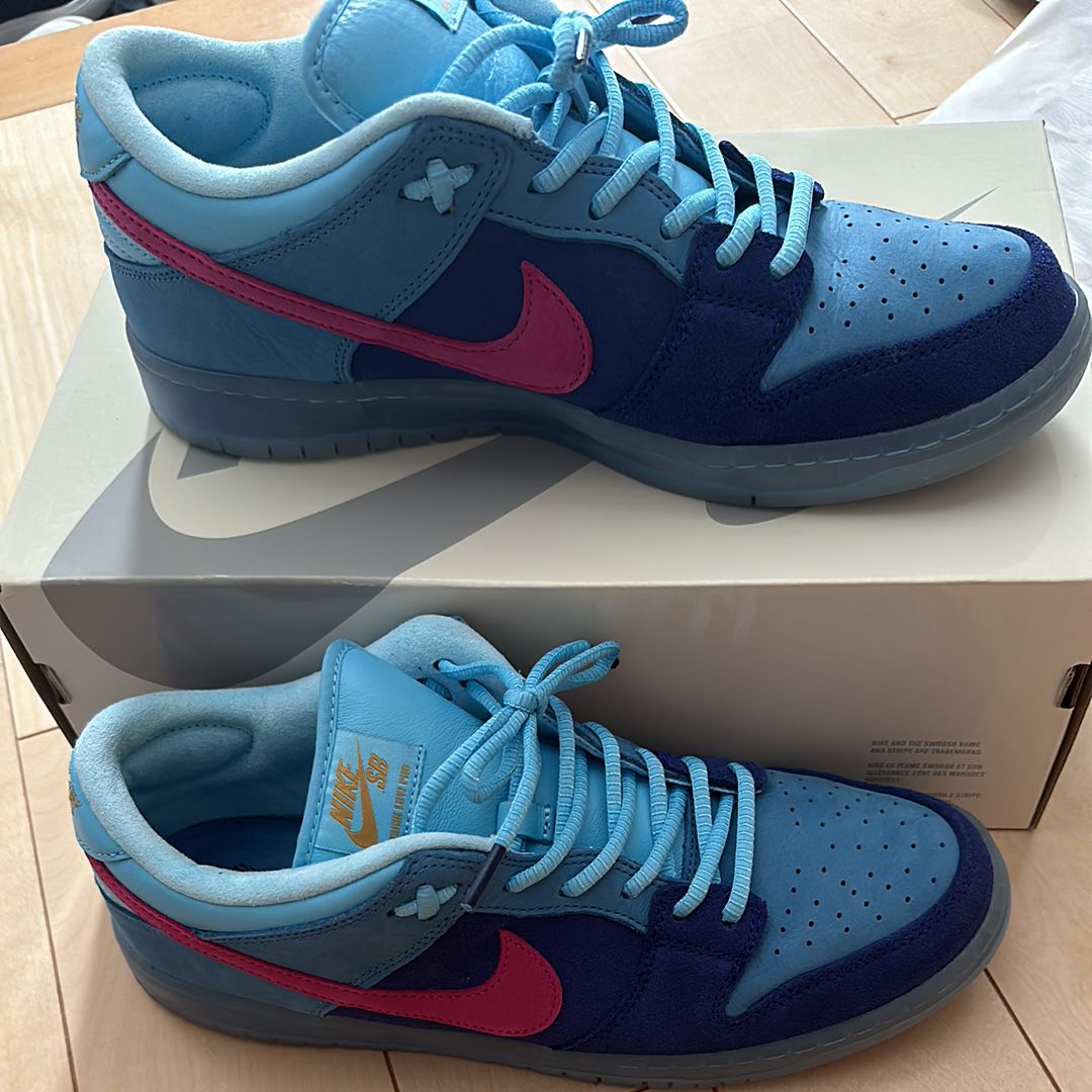 Run The Jewels × Nike SB Dunk Low "Deep Royal Blue and Active Pink"