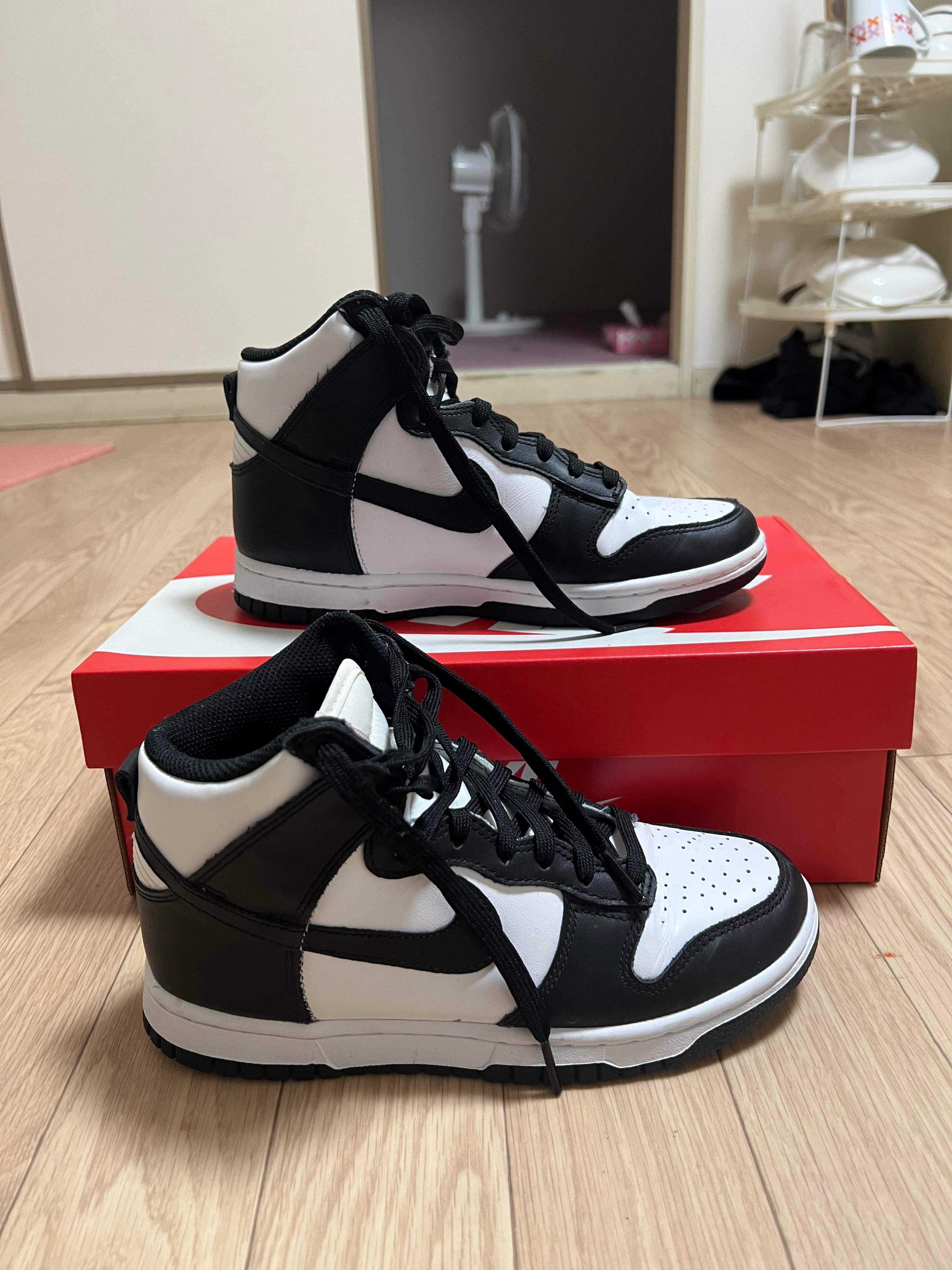 Nike Women's Dunk High "Black and White"