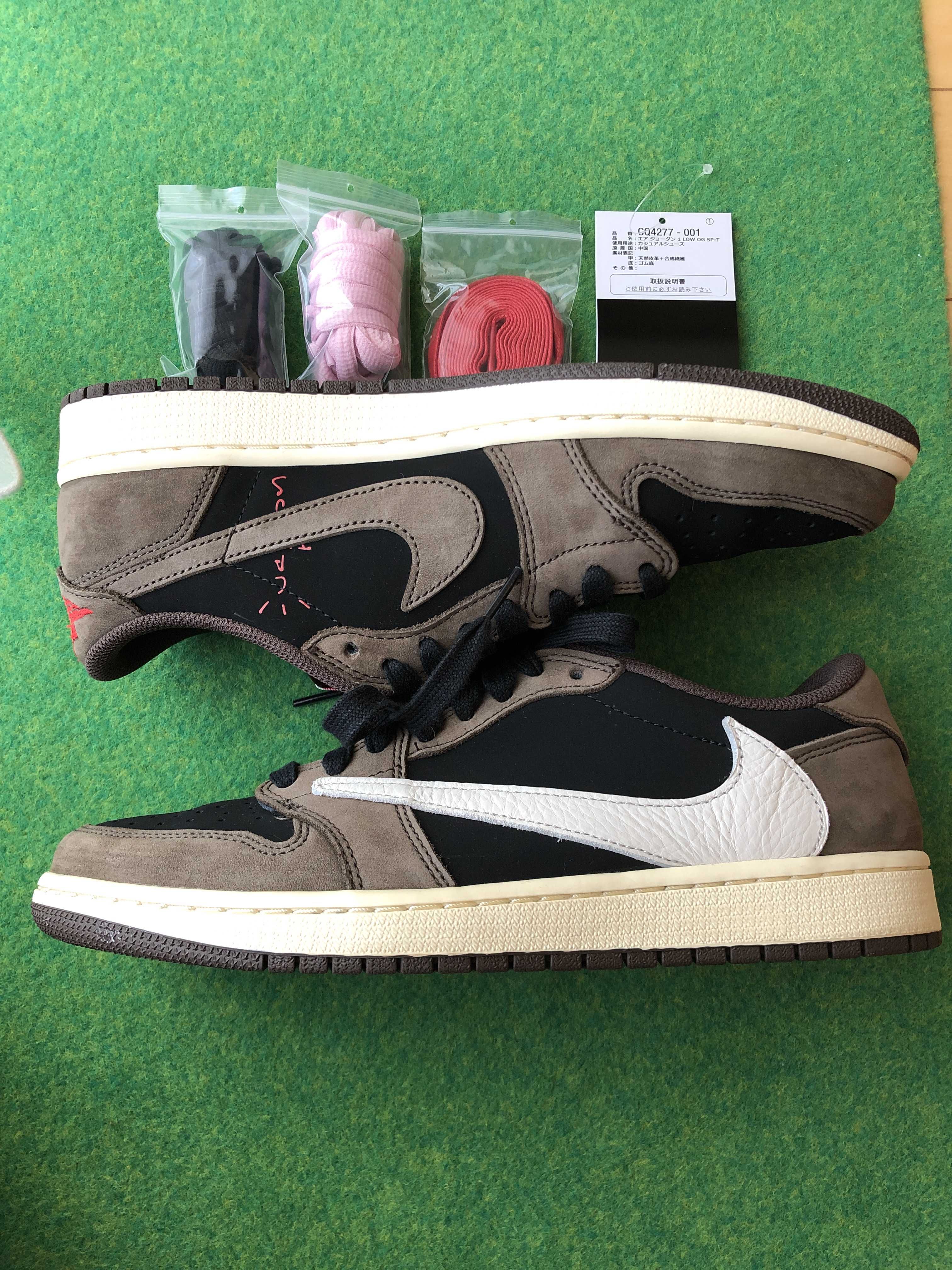 Travis Scott × Nike Air Jordan 1 Low OG SP-T  "Black/Dark Mocha"