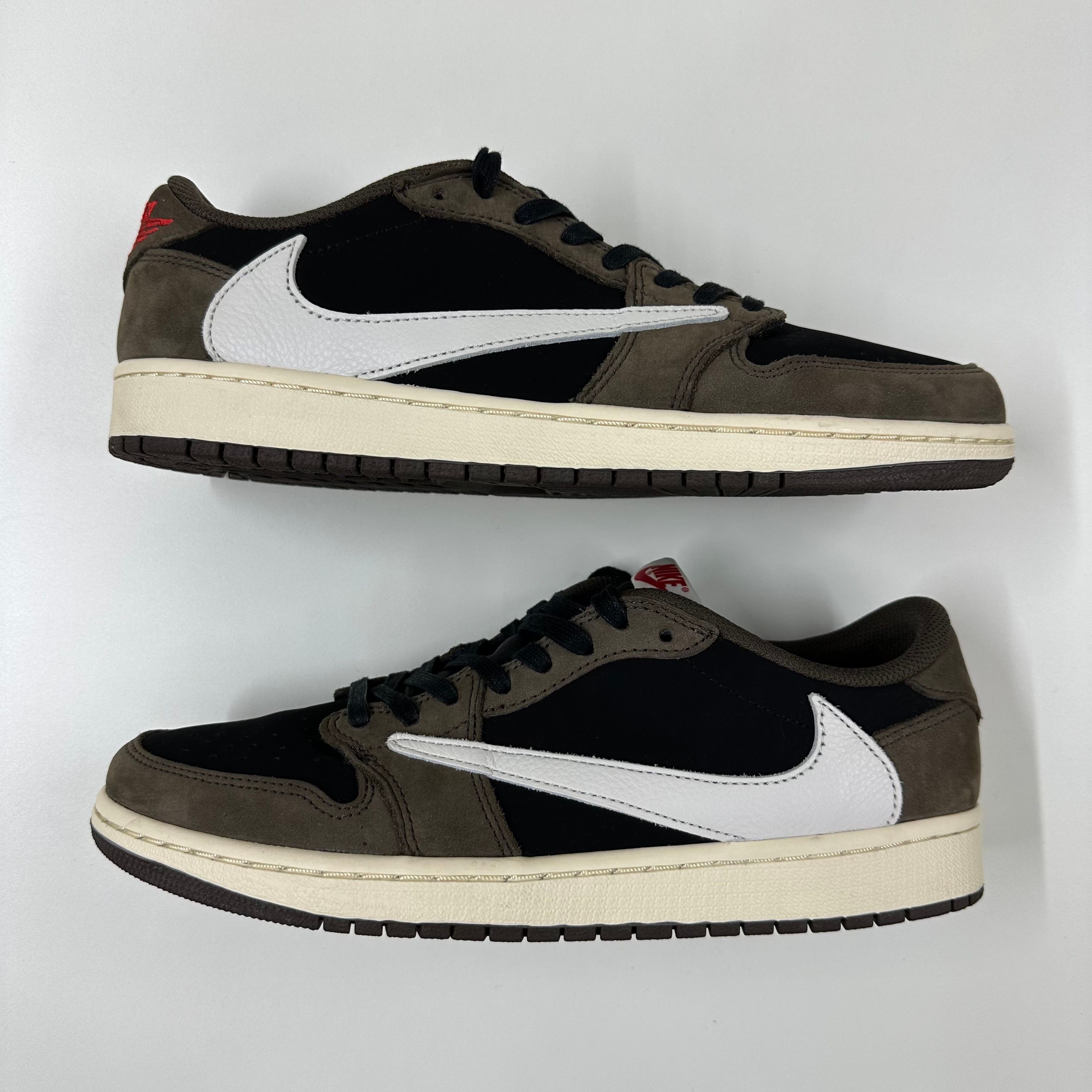 Travis Scott × Nike Air Jordan 1 Low OG SP-T "Black/Dark Mocha"