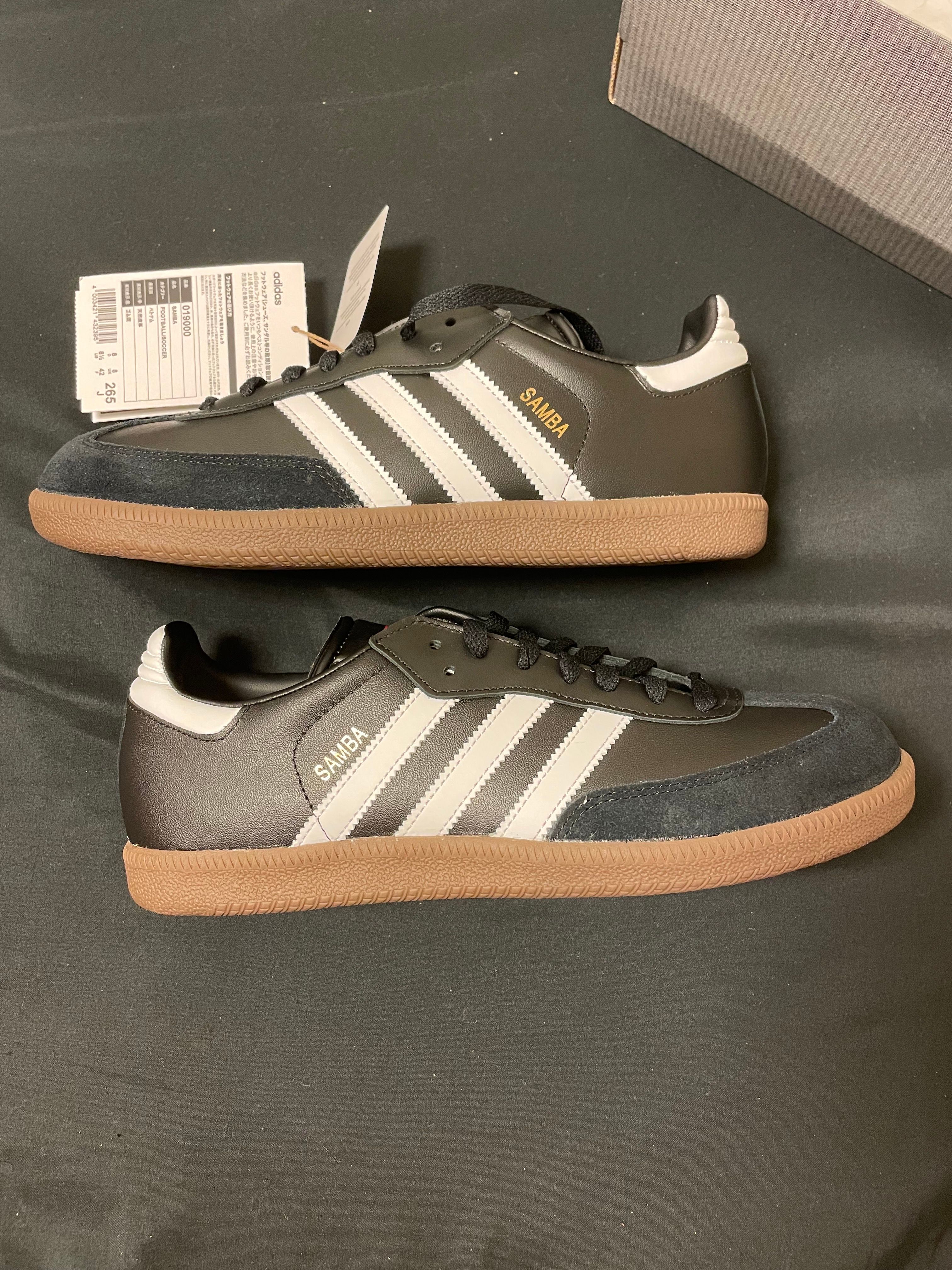 adidas Samba Leather "Core Black"