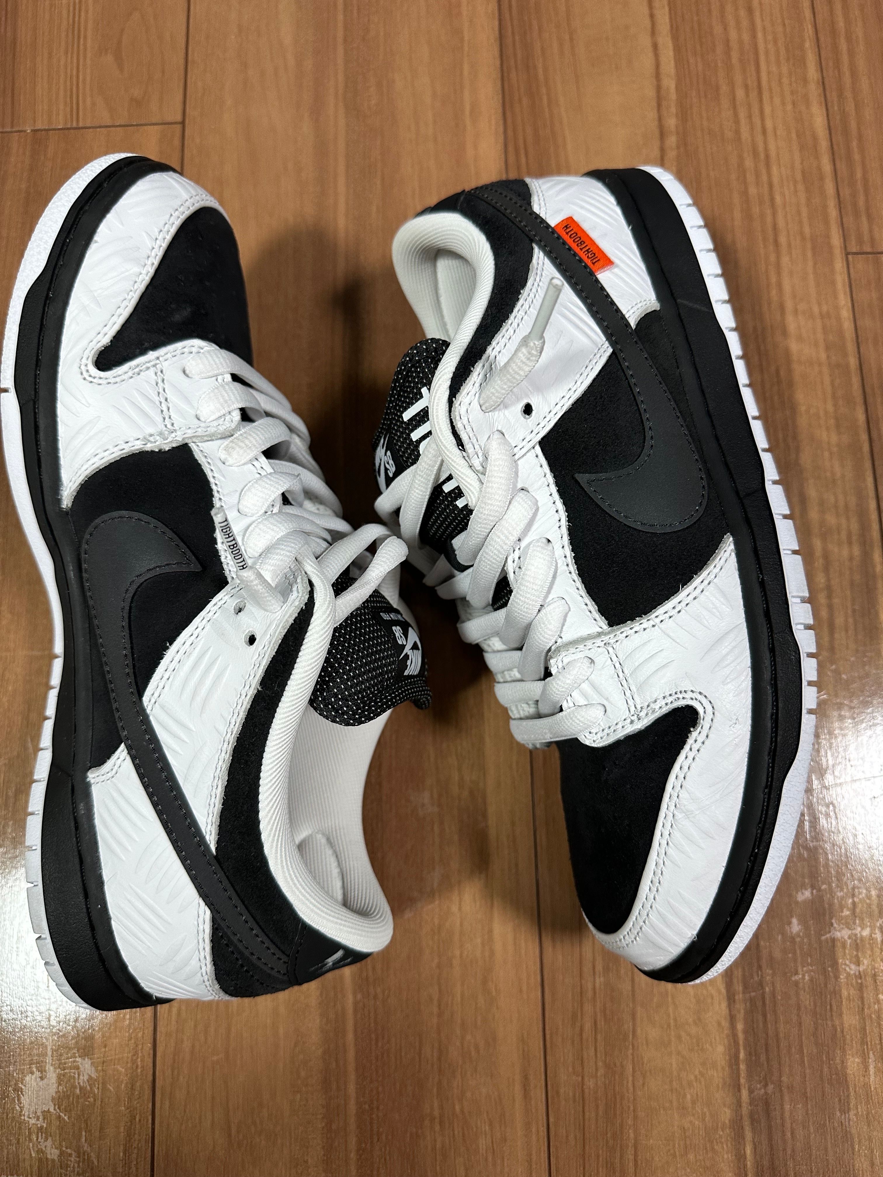 TIGHTBOOTH × Nike SB Dunk Low Pro QS "Black and White"
