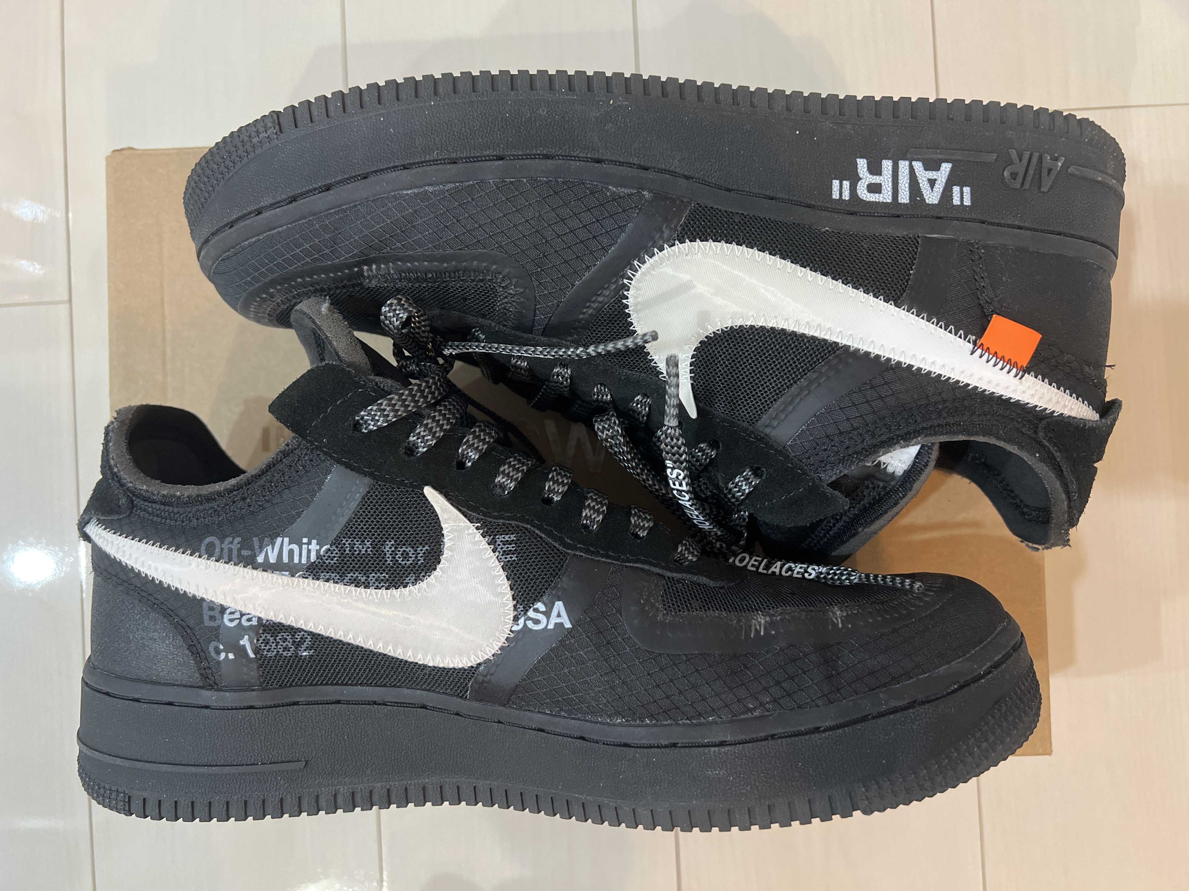 Off-White × Nike Air Force 1 Low "Black"