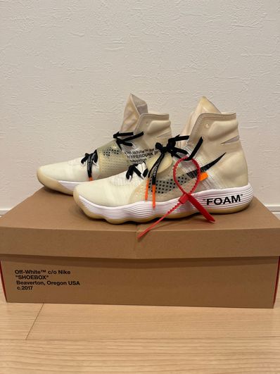 Off-White × Nike React Hyperdunk 2017 Flyknit "The 10/White"